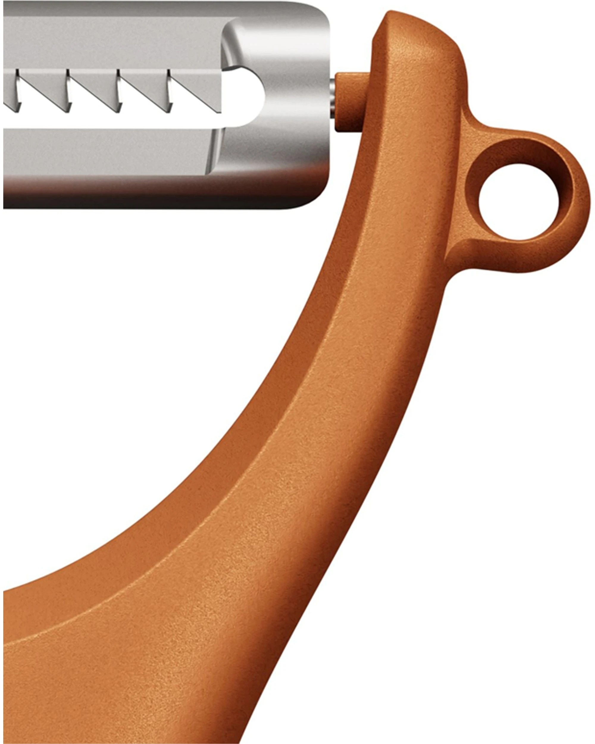 4 Zyliss Julienne Y Peeler Stainless Steel Blade With Ergonomic Wheat Straw Handle - Brown, 4 of 4