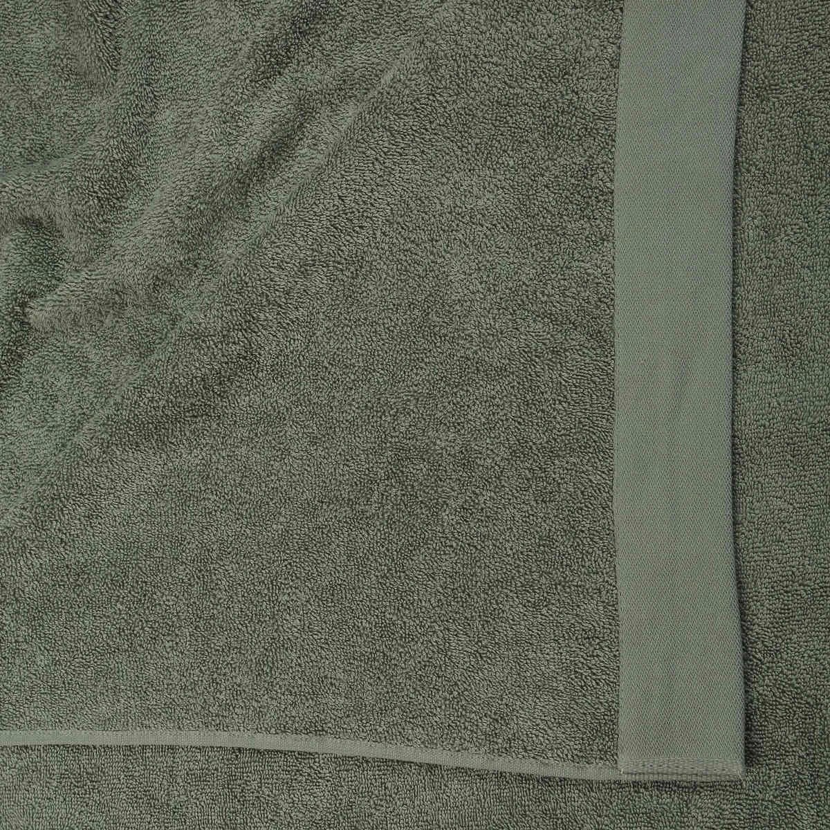 2 Malmo Cotton Bath Towel - Moss, 2 of 5
