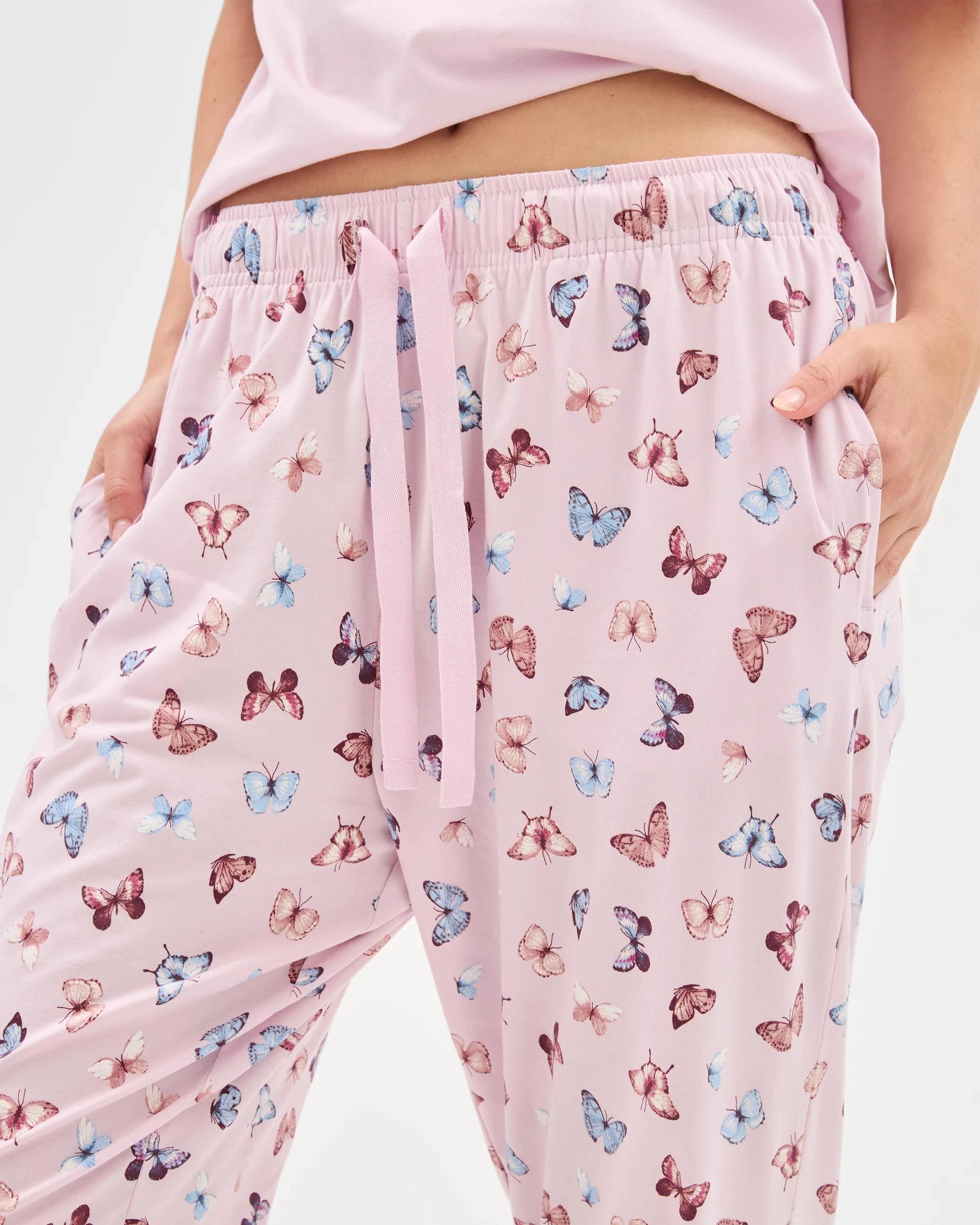 5 Target Australian Cotton Jogger Sleep Pants BUTTERFLY, 5 of 6