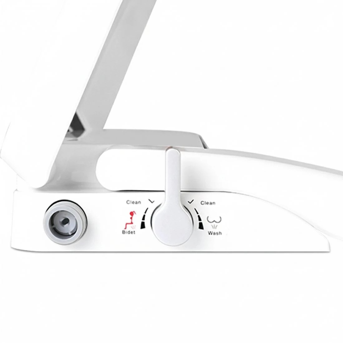 6 Cefito Non Electric Bidet Toilet Seat Cover Auto Water Spray Wash Knob - White, 6 of 7