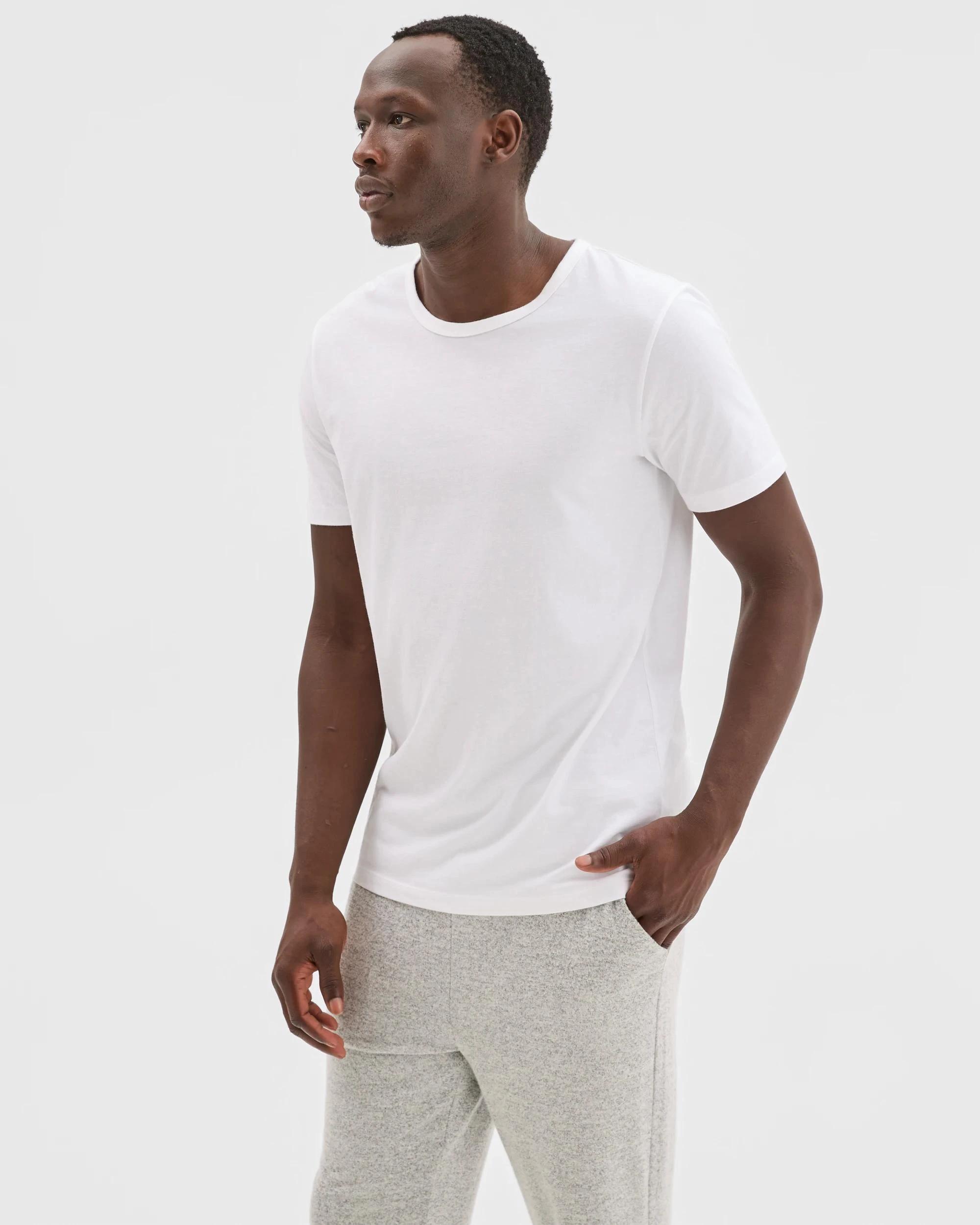 6 Maxx 2 Pack T-Shirts WHITE, 6 of 6