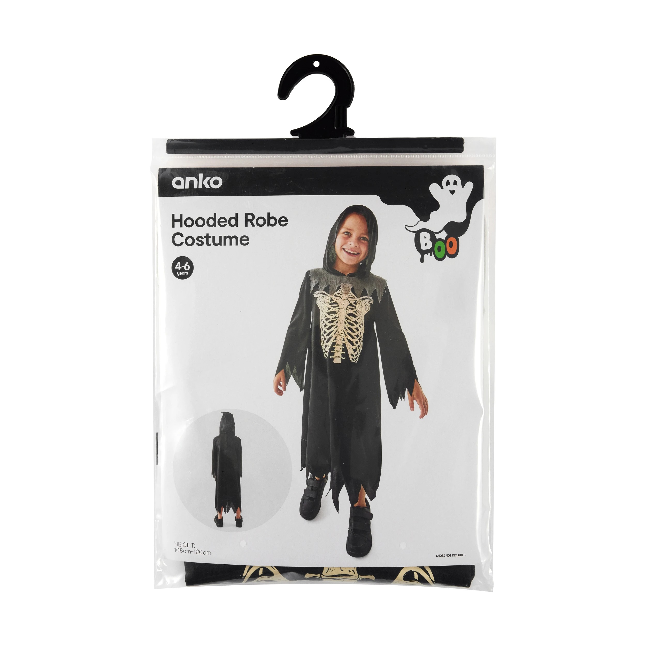 4 Hooded Robe Costume - Ages 4-6, 4 of 5