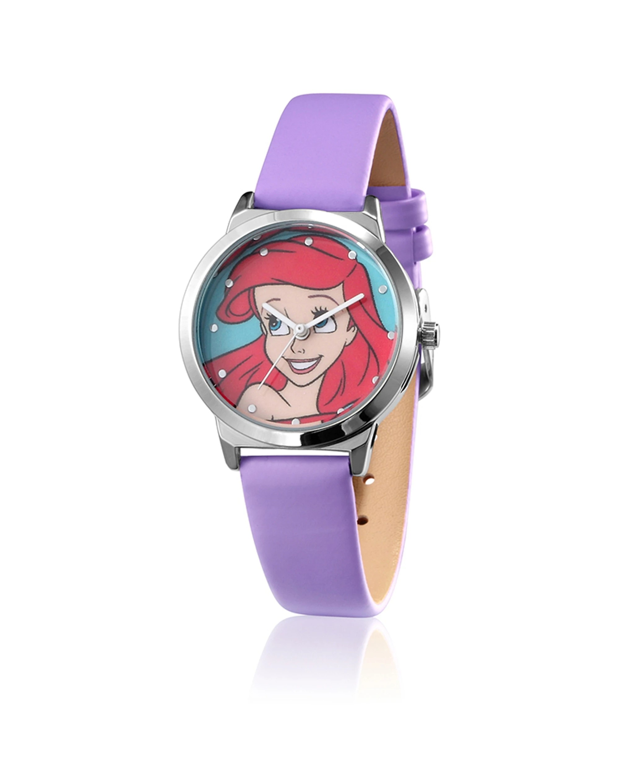 1 Couture Kingdom Disney The Little Mermaid Ariel Children's Wrist Watch Analogue 29mm - Purple, 1 of 2
