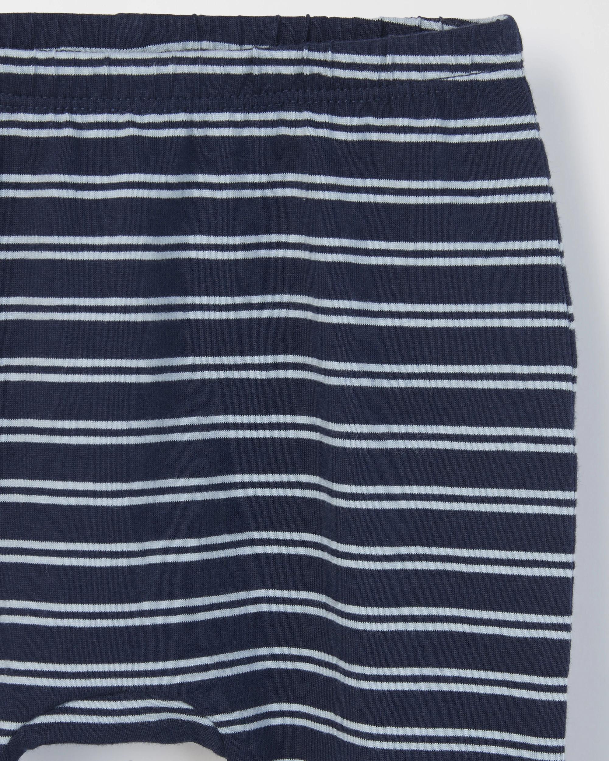5 Target Baby Baby Organic Cotton 3 Pack Leggings STRIPE BLUE, 5 of 5