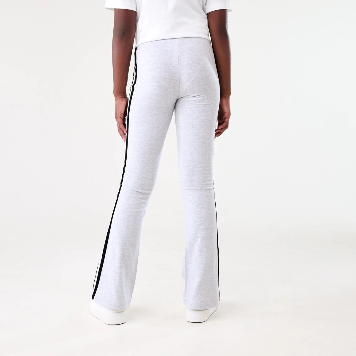 2 Side Stripe Flare Leggings WHITE MARLE, 2 of 6