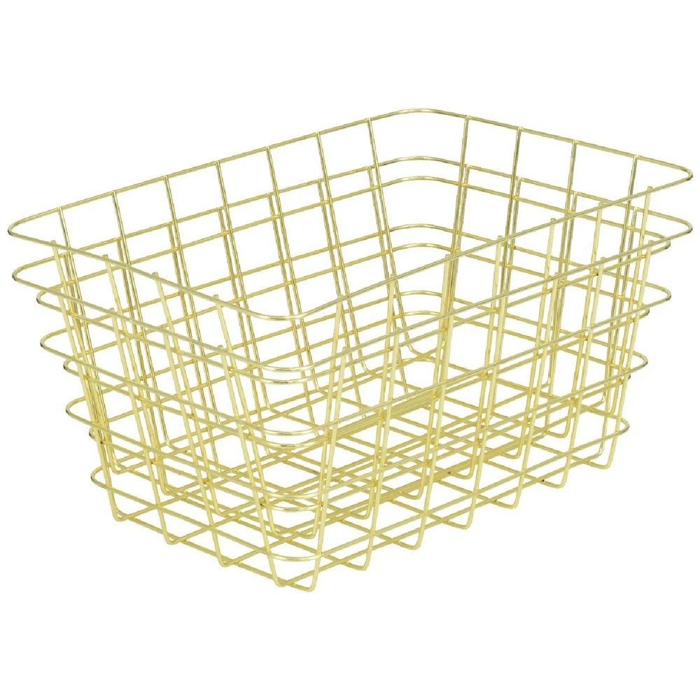 1 Otto Wire Baskets 2 Pack Gold, 1 of 3