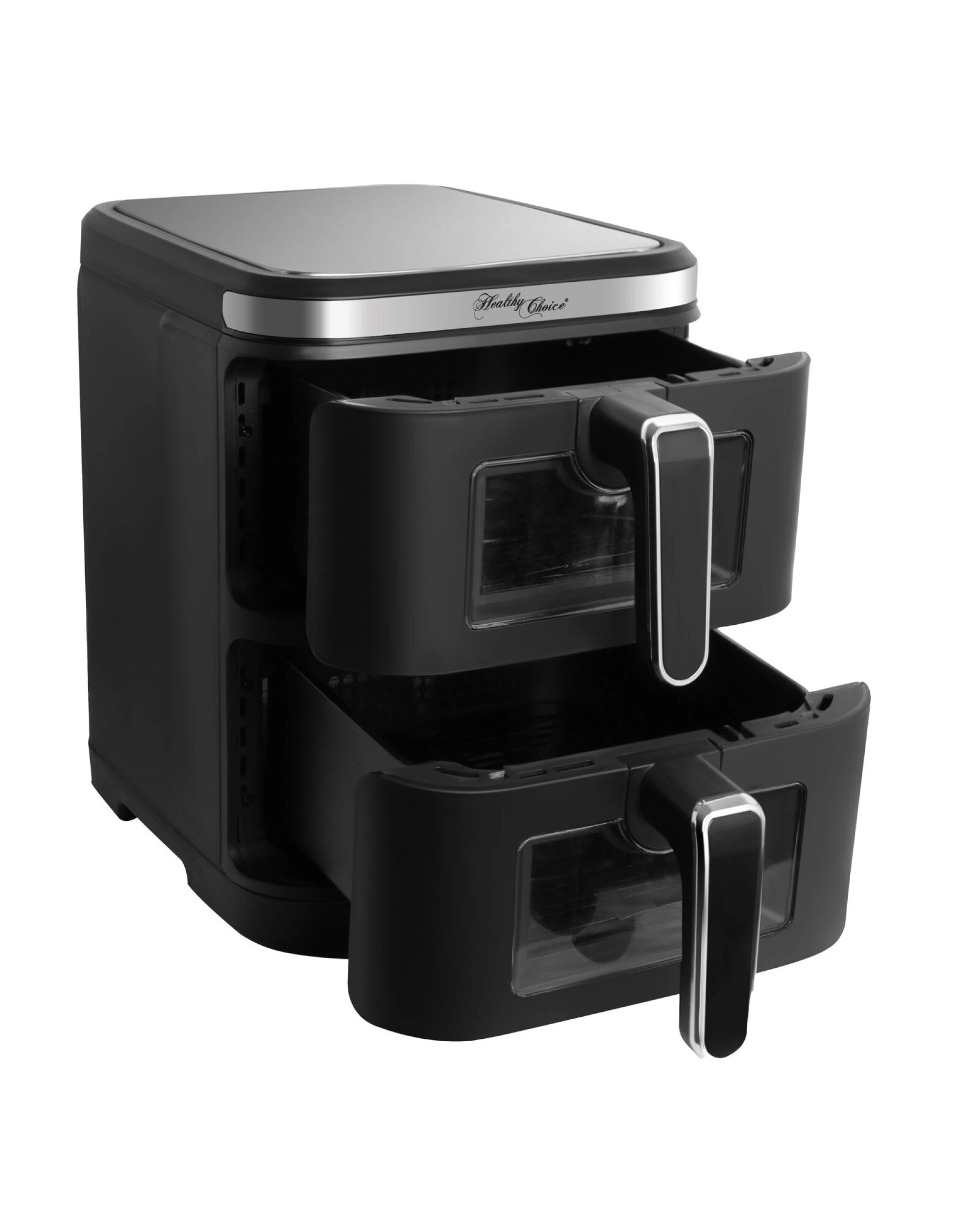 7 Healthy Choice 2400w 11l Double Decker Digital Dual Zone Air Fryer With 2 Cooking Zones & Foldable Screen, 7 of 9