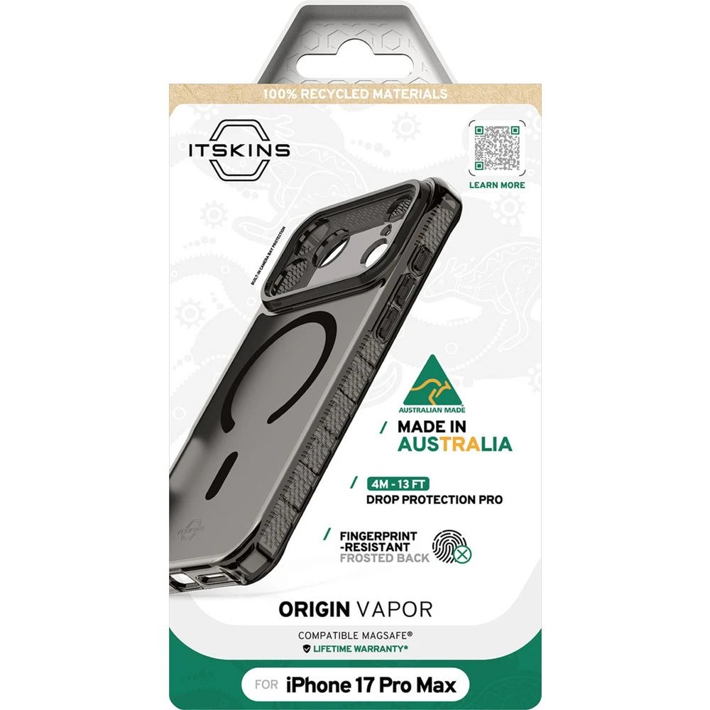 1 Itskins Made in Australia Magsafe Case iPhone 17 ProMax Black, 1 of 7