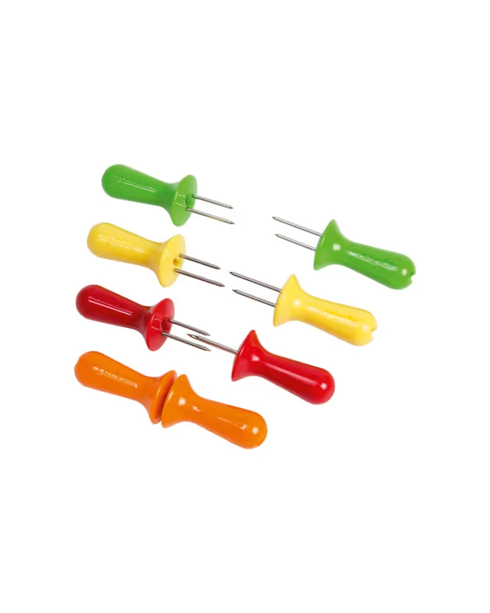 1 Zyliss Interlocking Corn Holders Bold 4 Pairs Stainless Steel Pins - Multi, 1 of 1