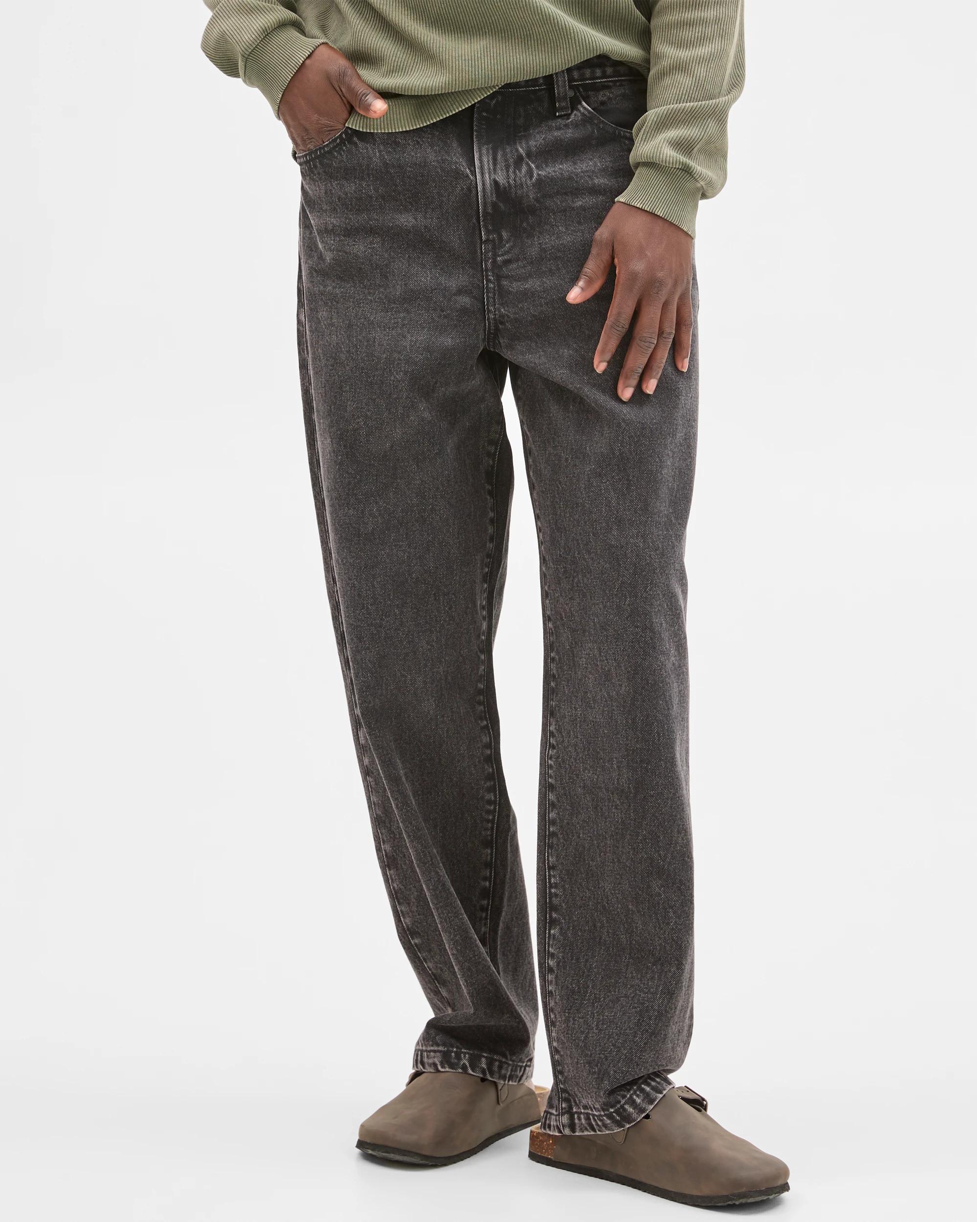 3 Commons Loose Fit Denim Jeans BLACK ASH, 3 of 6