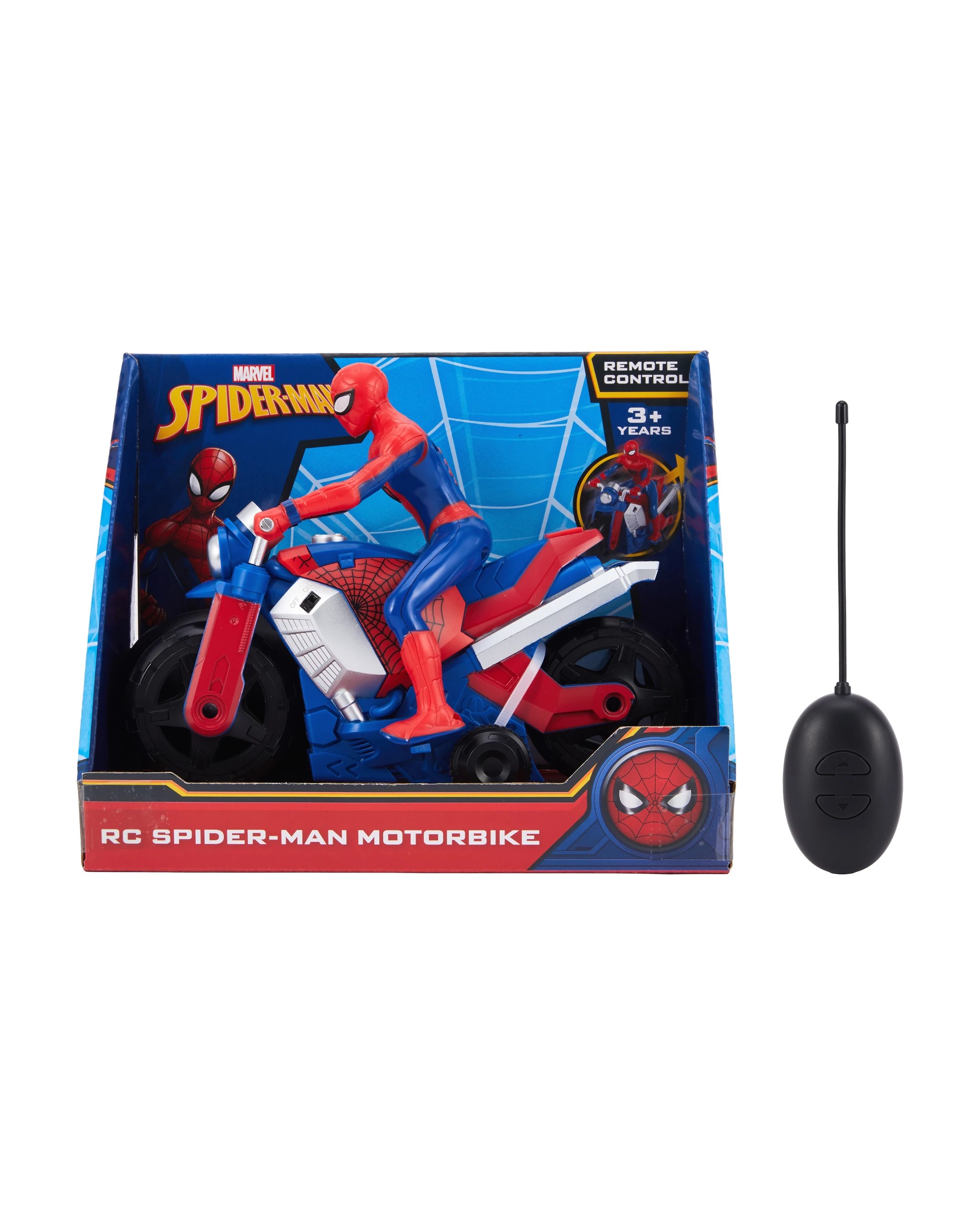 1 Marvel Spider-Man RC Spider-Man Motorbike, 1 of 8
