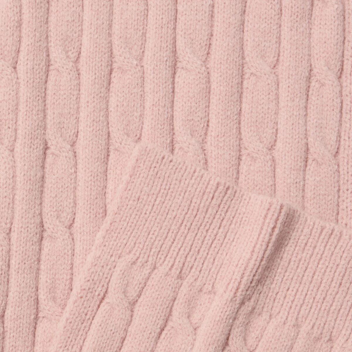 2 Cable Scarf Rose Pink, 2 of 3