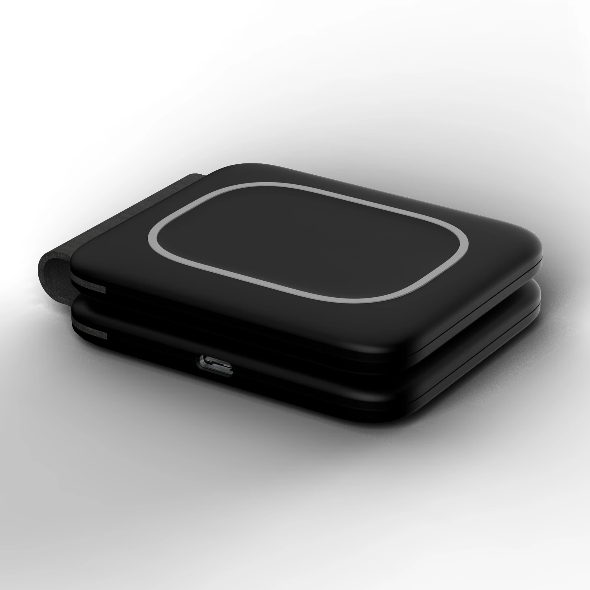 3 TODO 2 in 1 Wireless Phone Charger 15W Fast Charge Earphone QI Magnetic Charge Pad - Black, 3 of 5