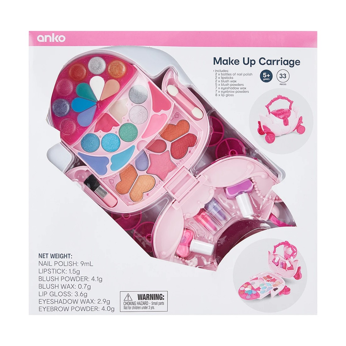 9 33 Piece Make Up Carriage, 9 of 10