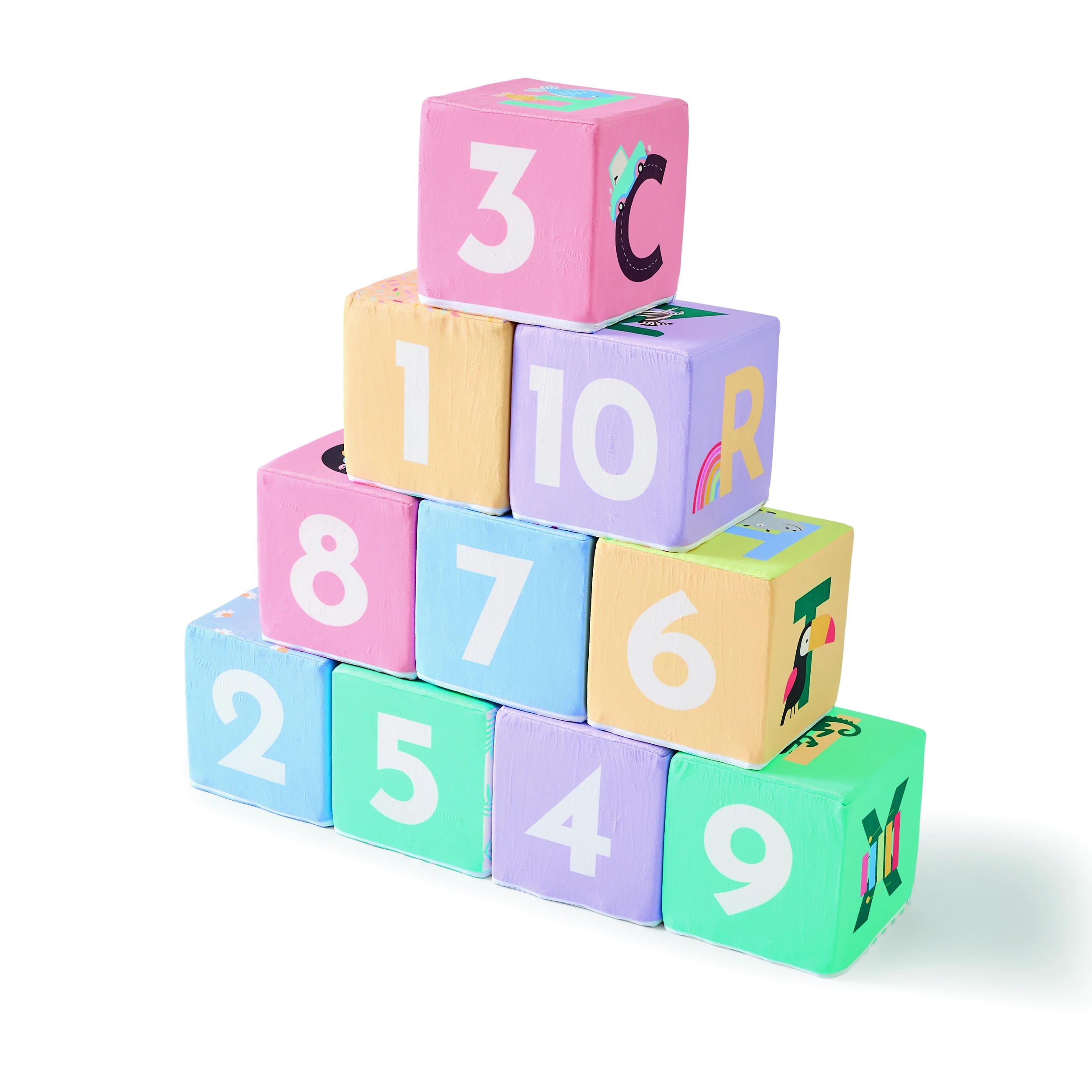 4 10 Pack Soft Play Print Cubes, 4 of 9