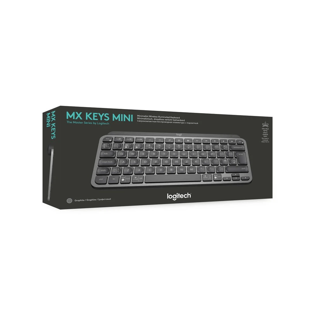 8 Logitech MX Keys Mini Wireless Keyboard Graphite, 8 of 9