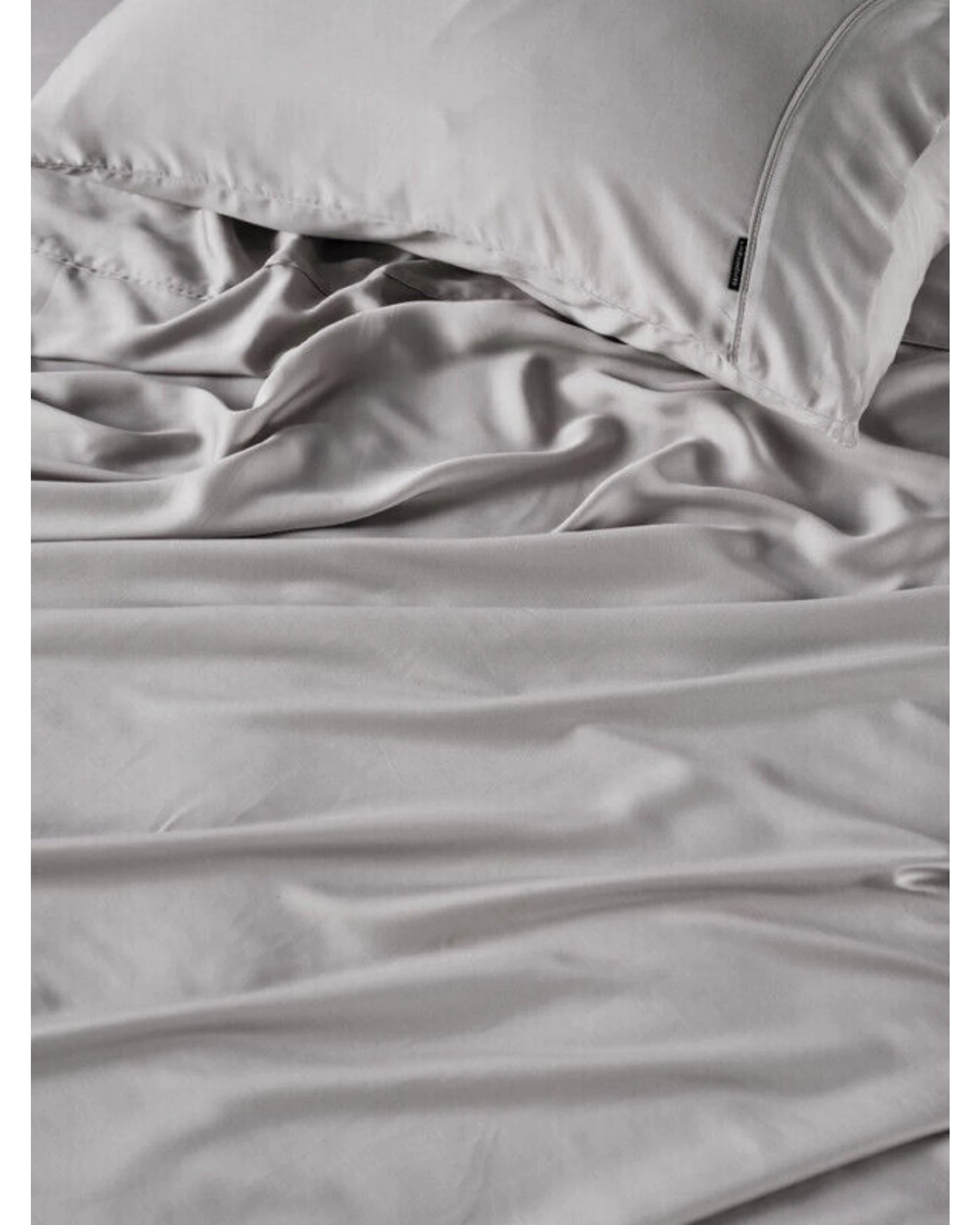 4 Linen House Tencel Sheet Set - Queen Bed - Silver, 4 of 4