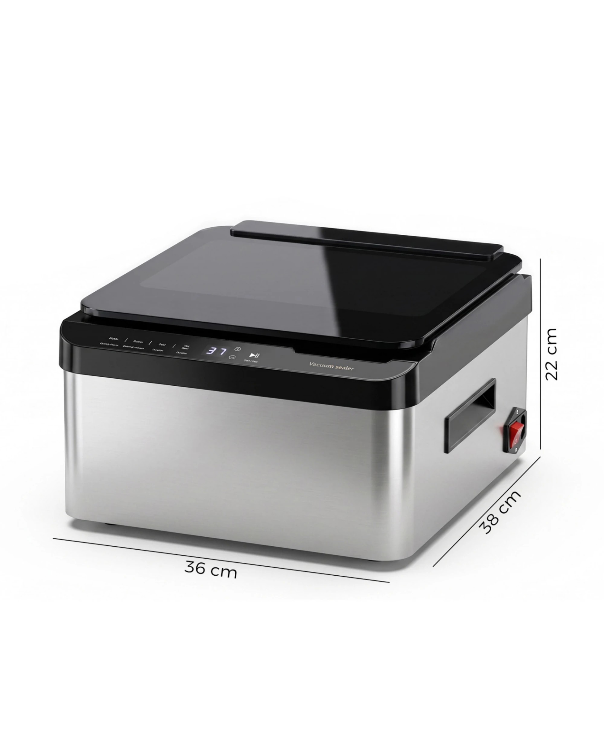 6 Yopower Chamber Vacuum Sealer Machine with Pickle and External Pump Mode - Black, 6 of 6