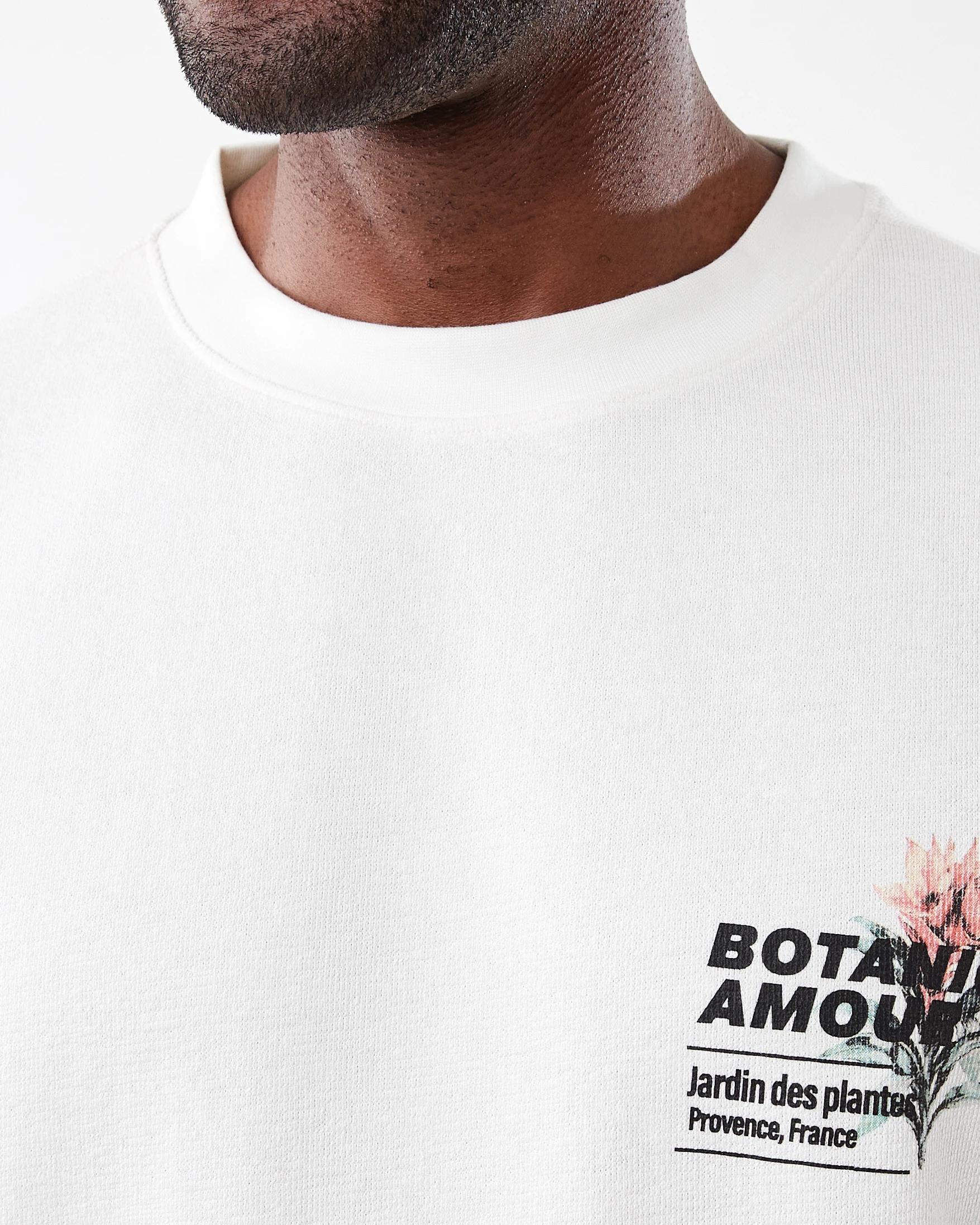 5 Textured Printed T-shirt Wht Botanc, 5 of 7