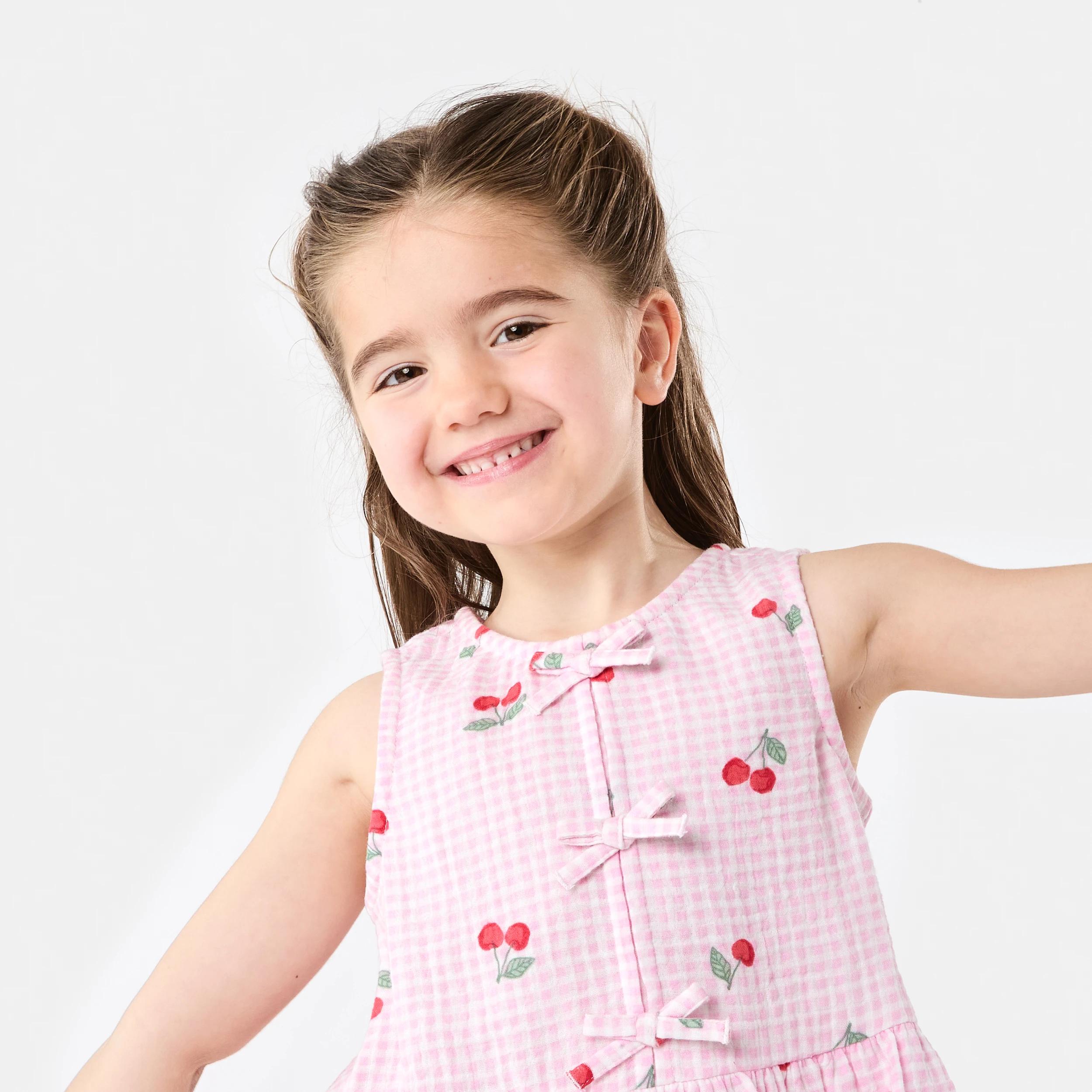 4 Tie Front Frill Top Pnk Cherry, 4 of 6