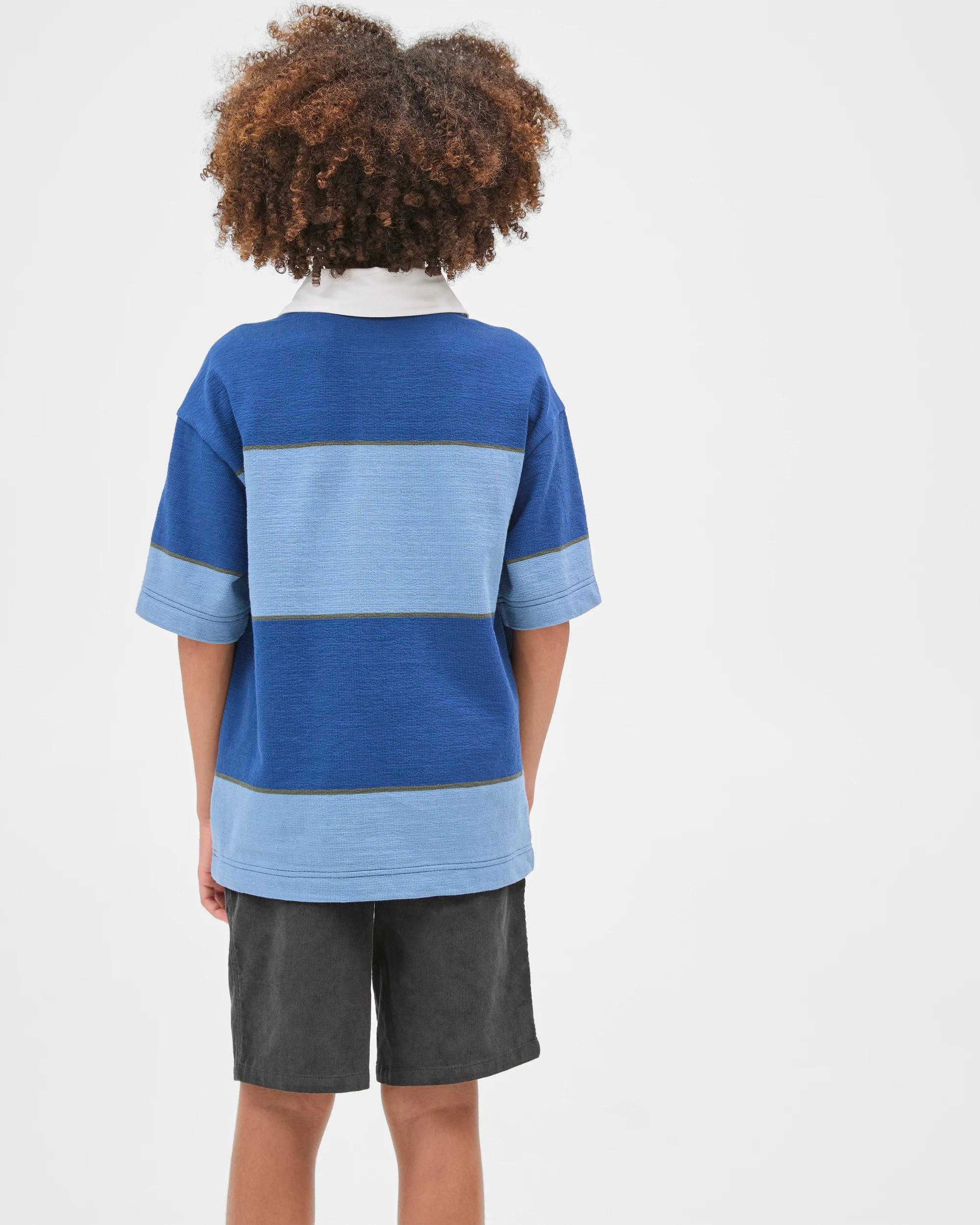 4 Target Kids Australian Cotton Oversized Rugby T-Shirt BLUE, 4 of 6