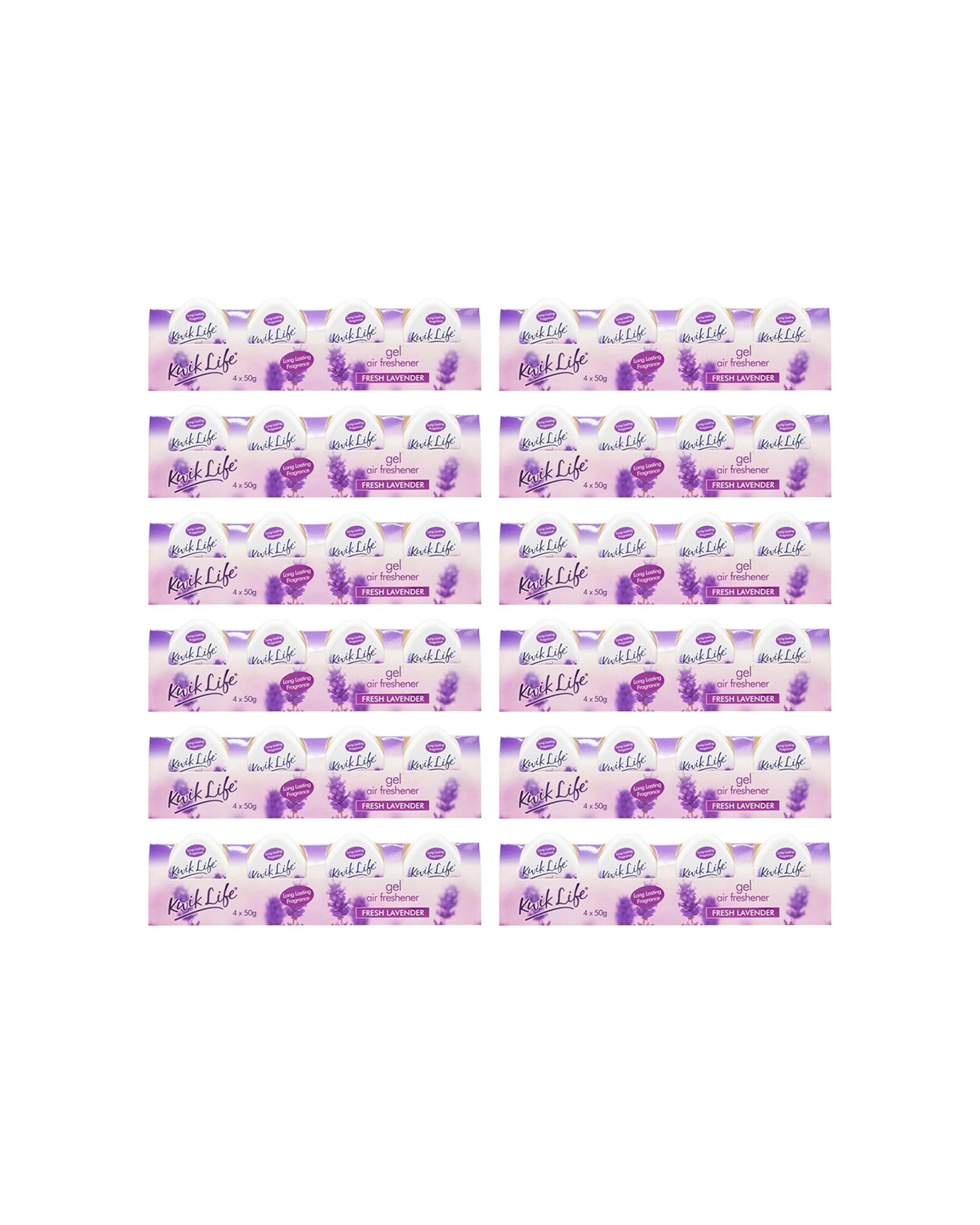 1 Kwik Life 12PK Home Bathroom Gel Air Freshener 50g Assorted Jasmine Fresh - Multi, 1 of 4