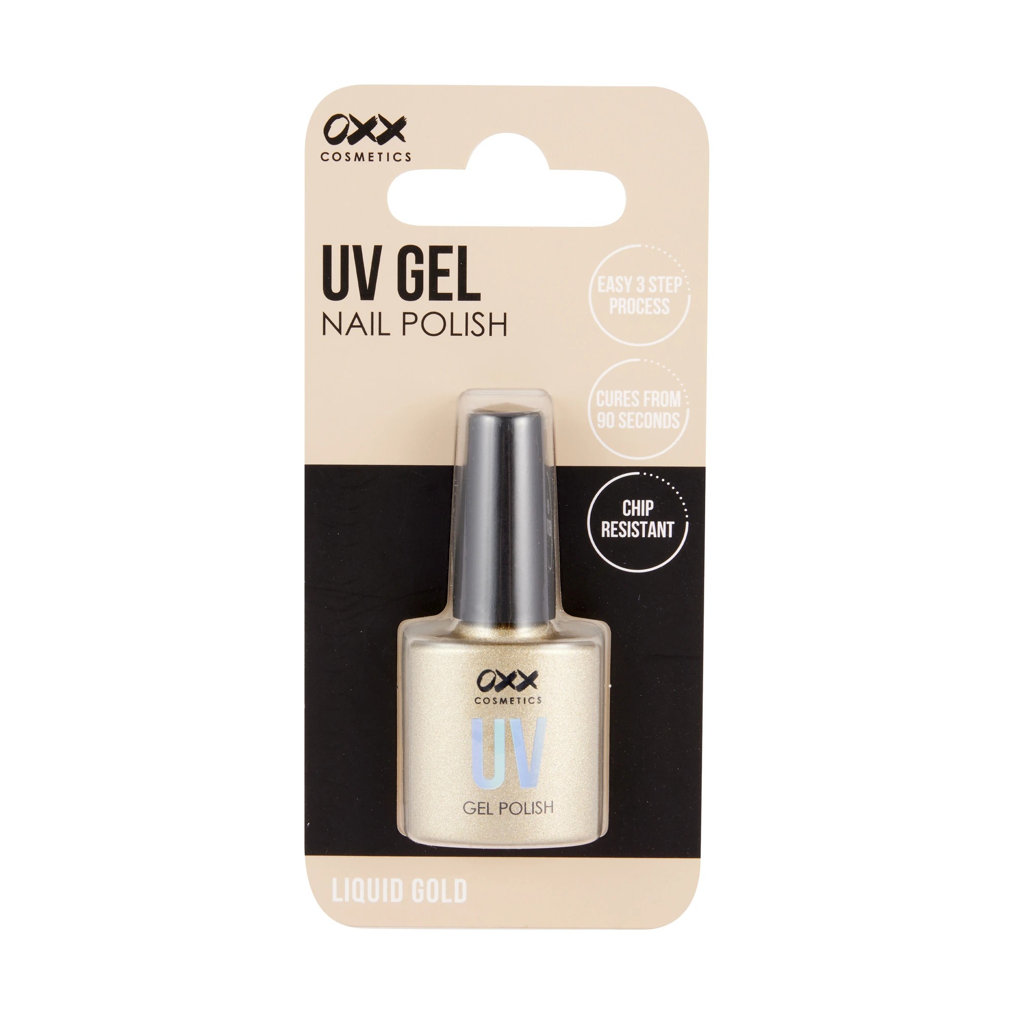 2 OXX Cosmetics UV Gel Nail Polish - Liquid Gold, 2 of 5