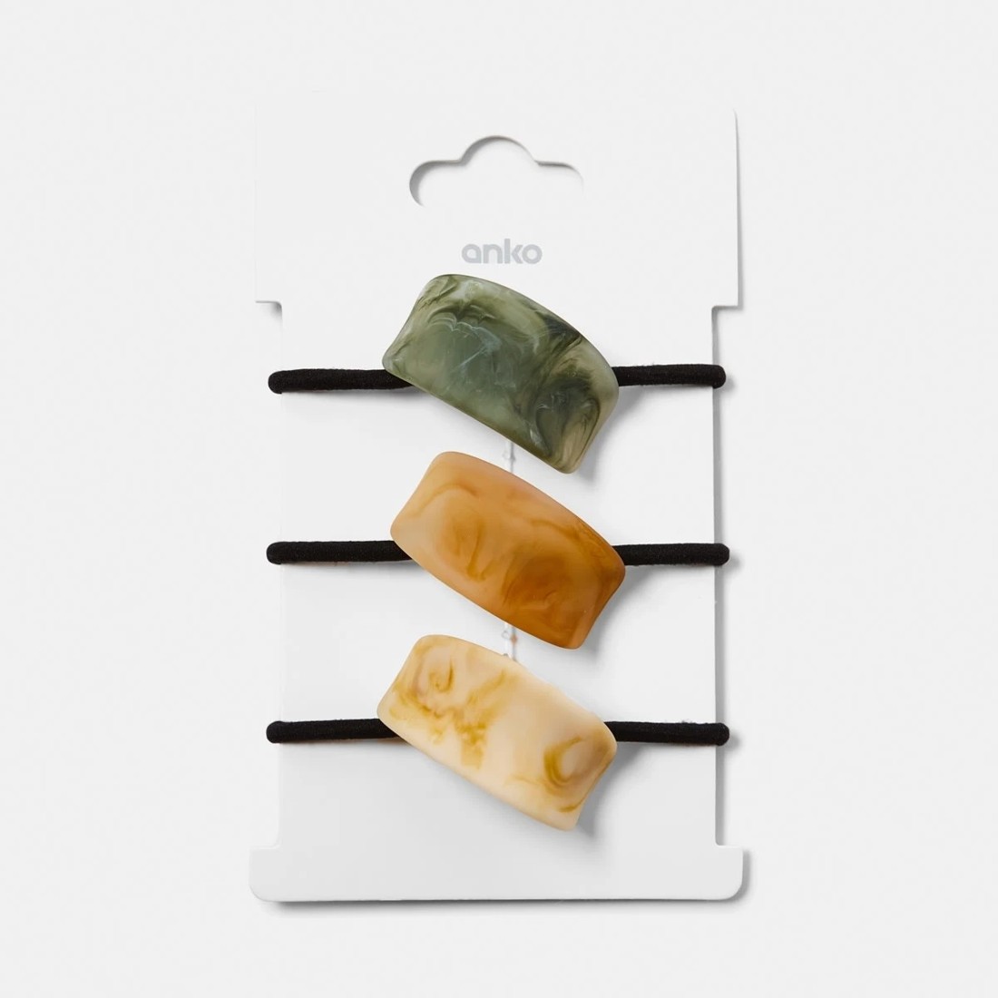 5 3 Pack Plastic Cuff Hair Ties, 5 of 5