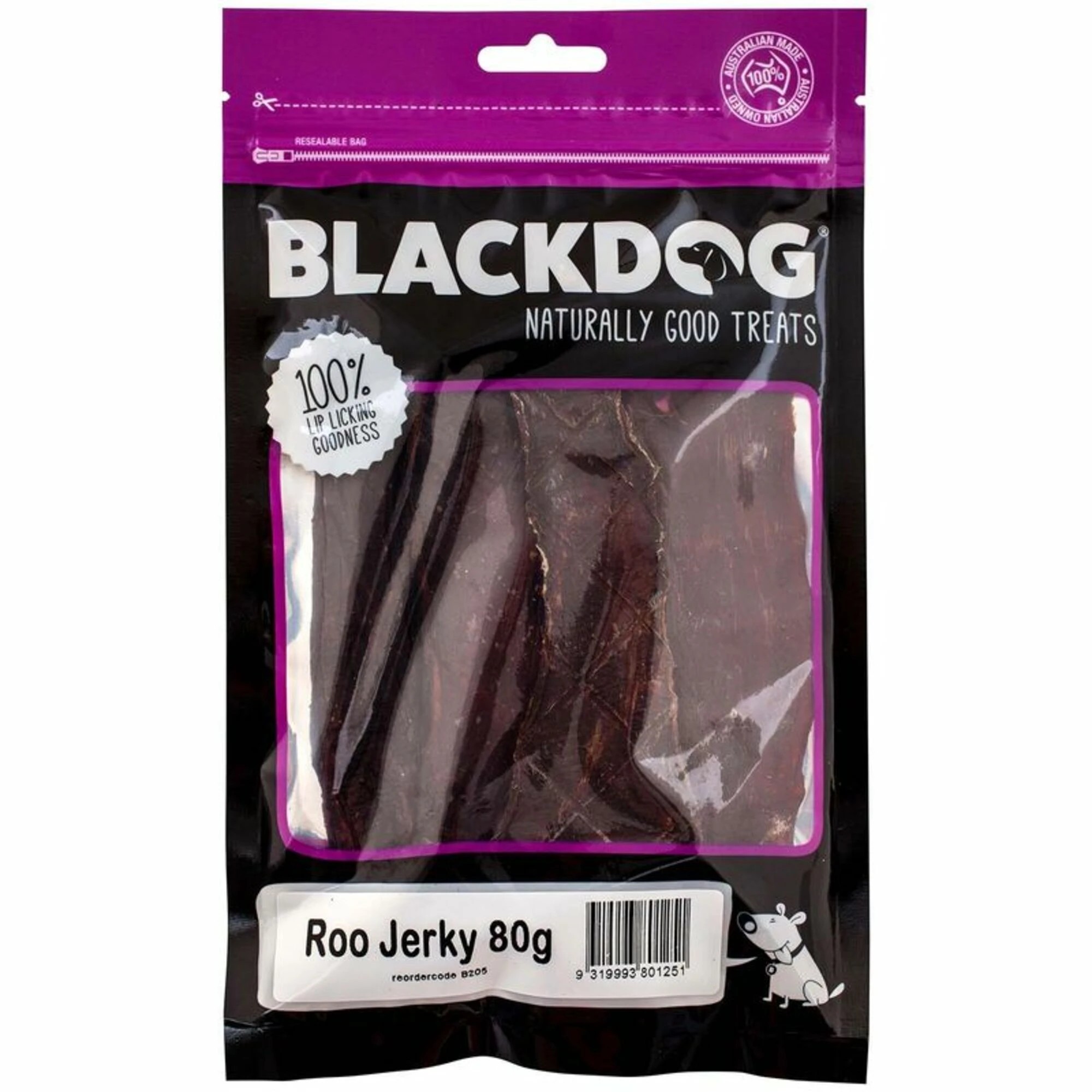 1 Black Dog Roo Jerky 80g, 1 of 1