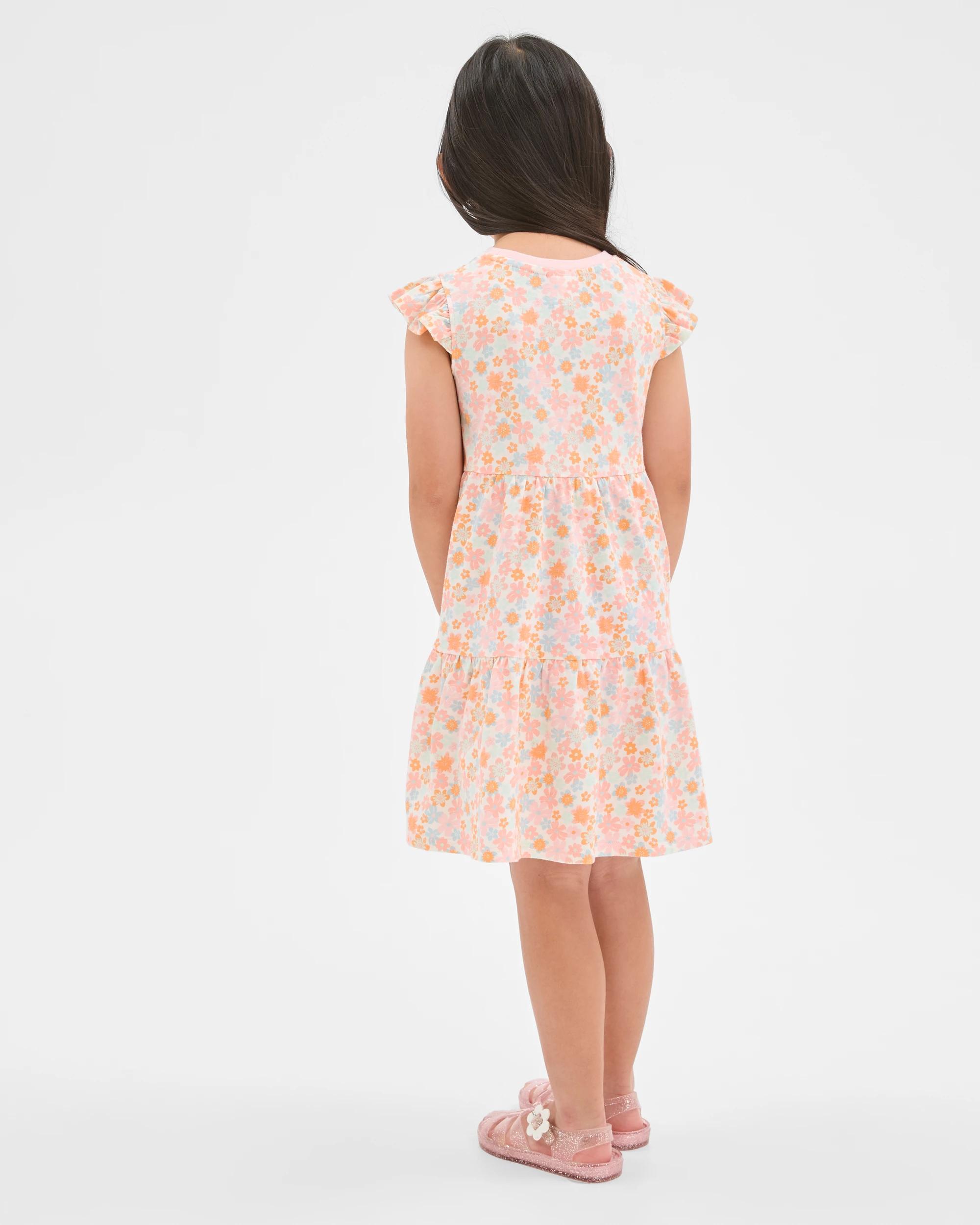 4 Disney Moana Australian Cotton Jersey Dress DITSY AOP MULTI, 4 of 6