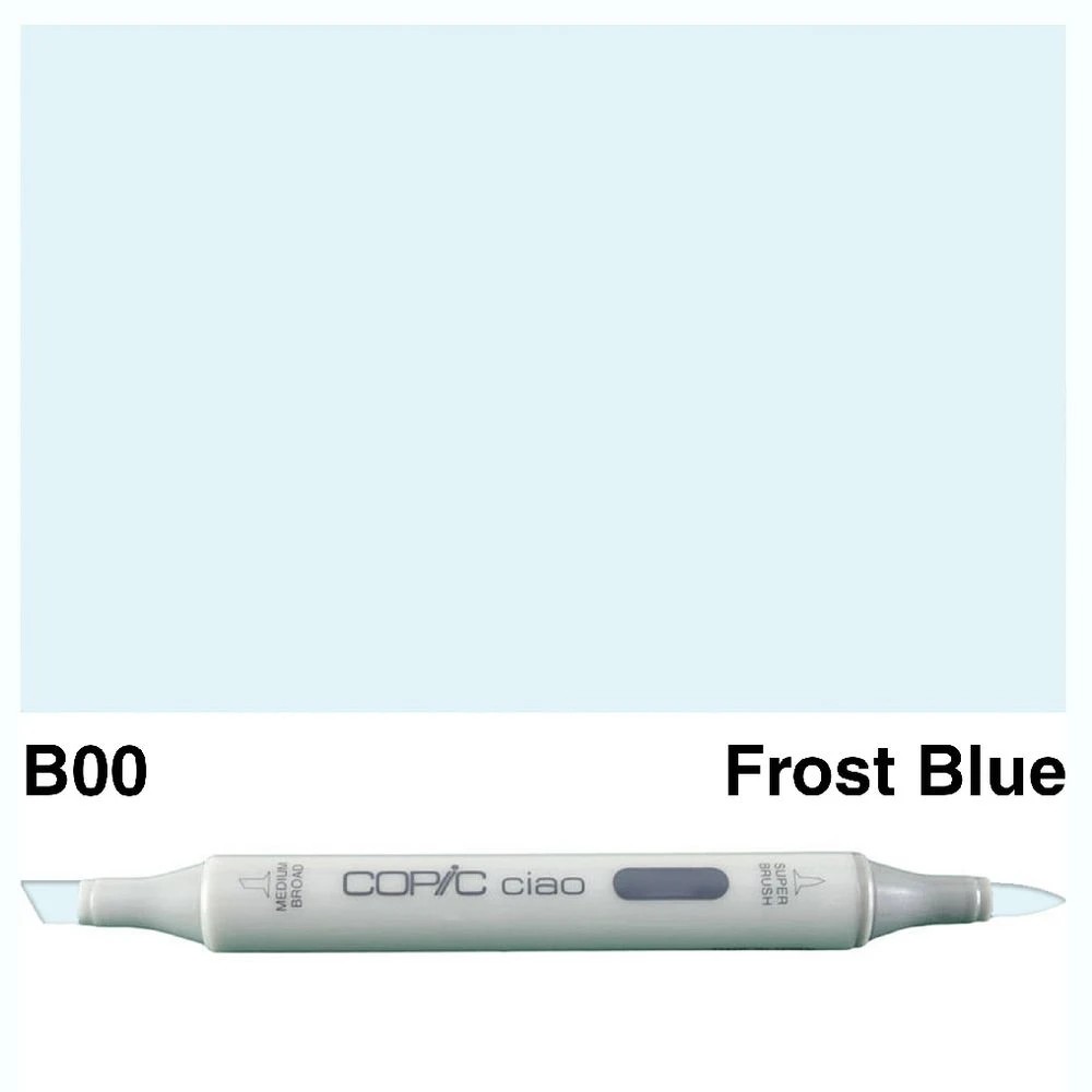 2 Copic Ciao Dual Nib Marker B00 Frost Blue, 2 of 2