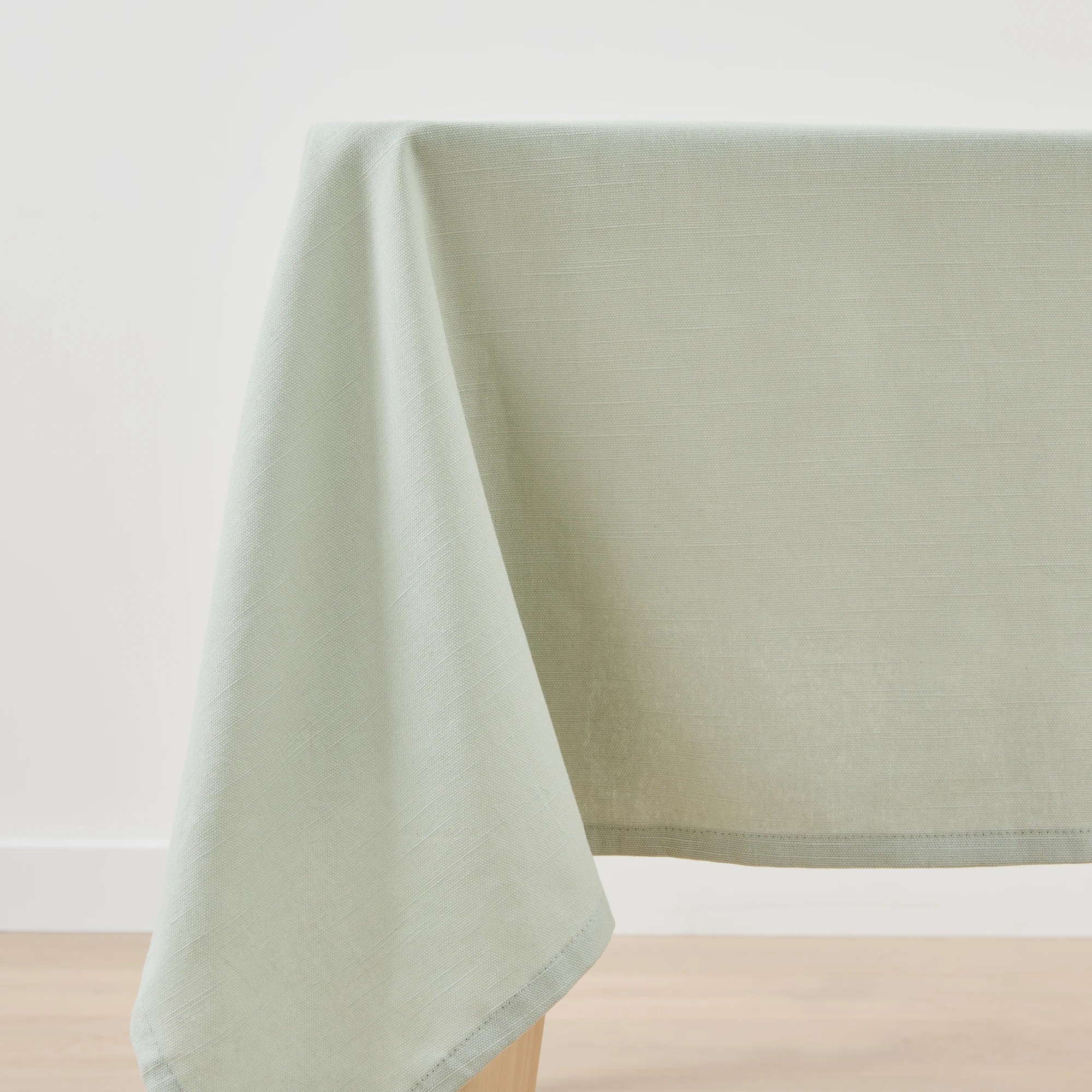 3 Sage Extra Large Linen Look Table Cloth, 3 of 5