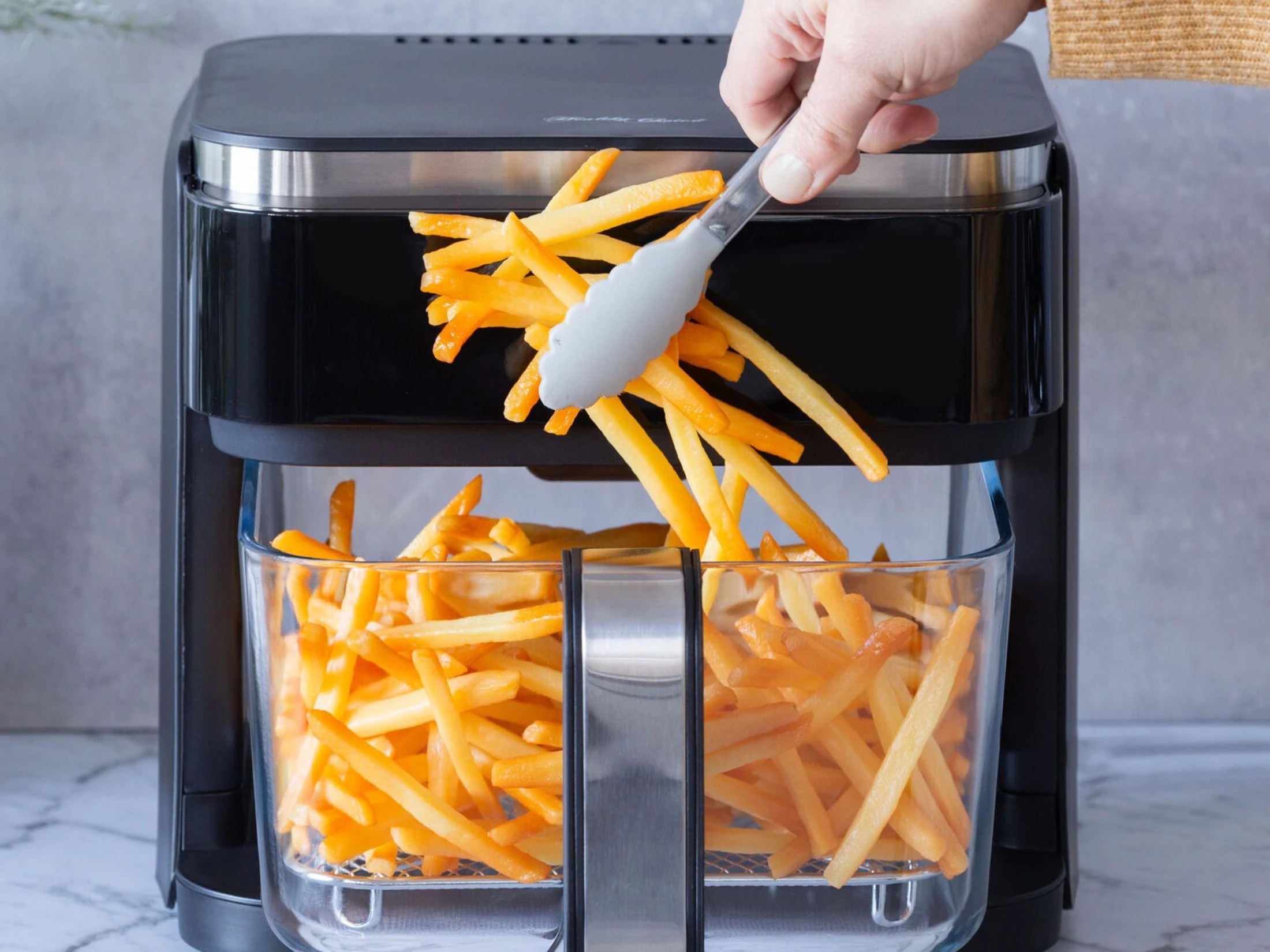 2 Healthy Choice PFAS-Free 1200–1400W 6.5L Touch-Controlled Digital Air Fryer with Glass Basket, 2 of 5