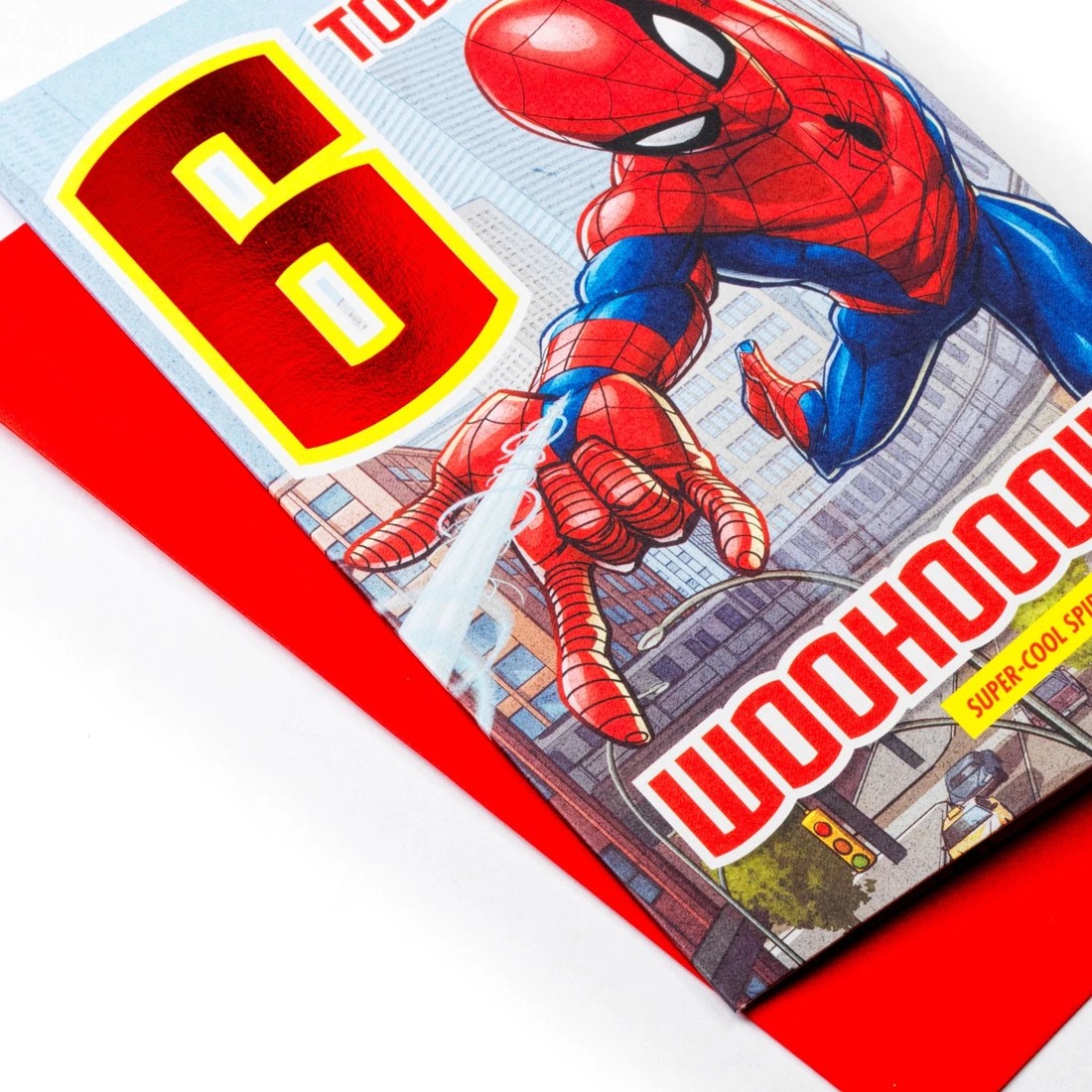 3 Hallmark Marvel Spiderman Birthday Card - Age 6, 3 of 3
