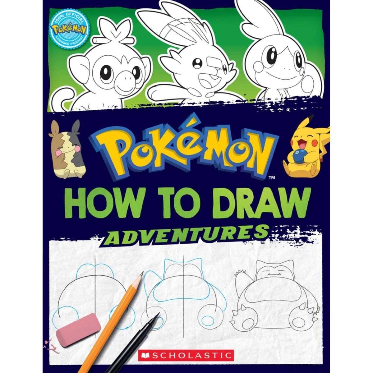 1 Pokemon: How to Draw Adventures - Book, 1 of 1