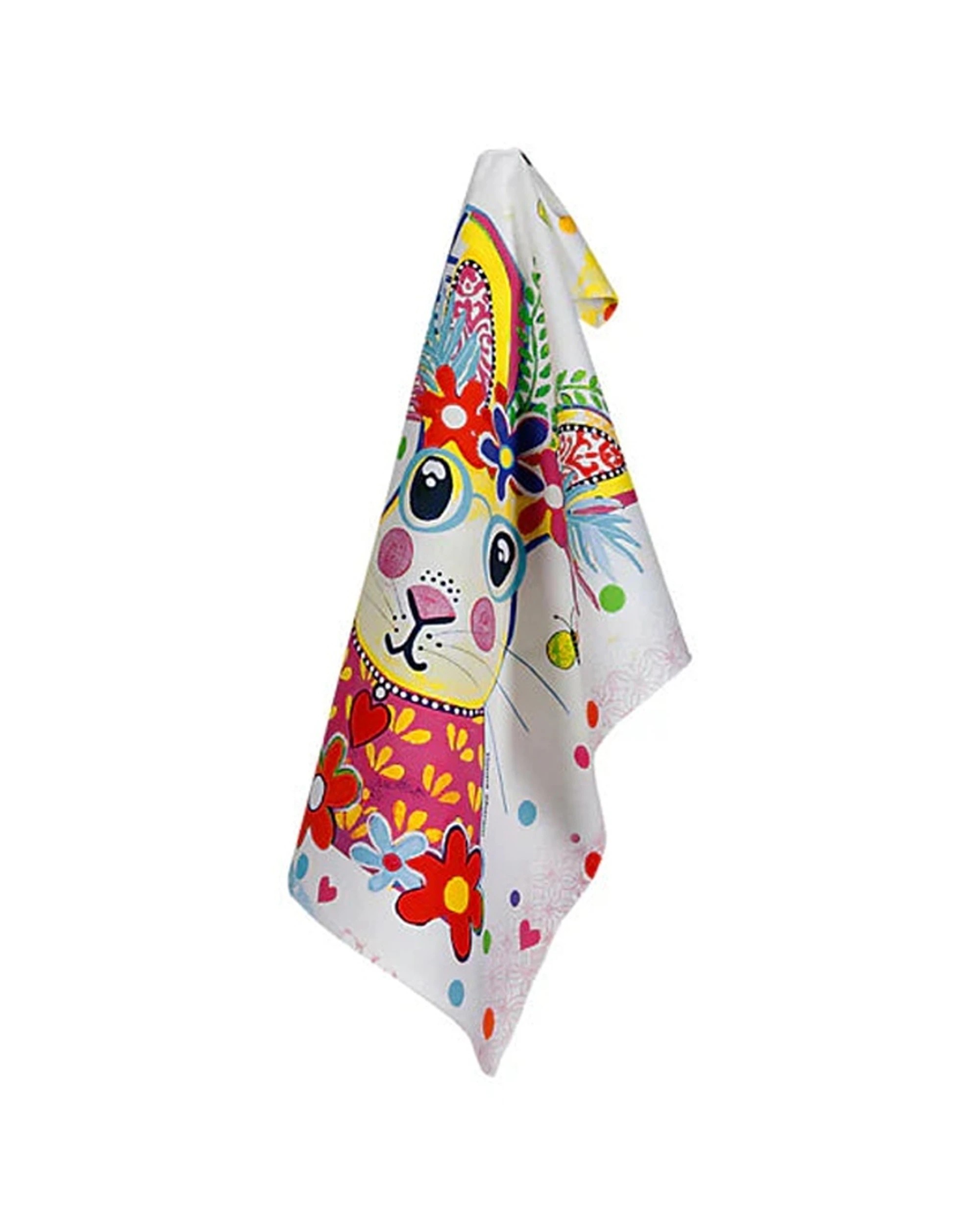 3 Maxwell & Williams 4x Donna Sharam Kaleidoscope Tea Towel Set Bestie 50x70cm - Multi, 3 of 4