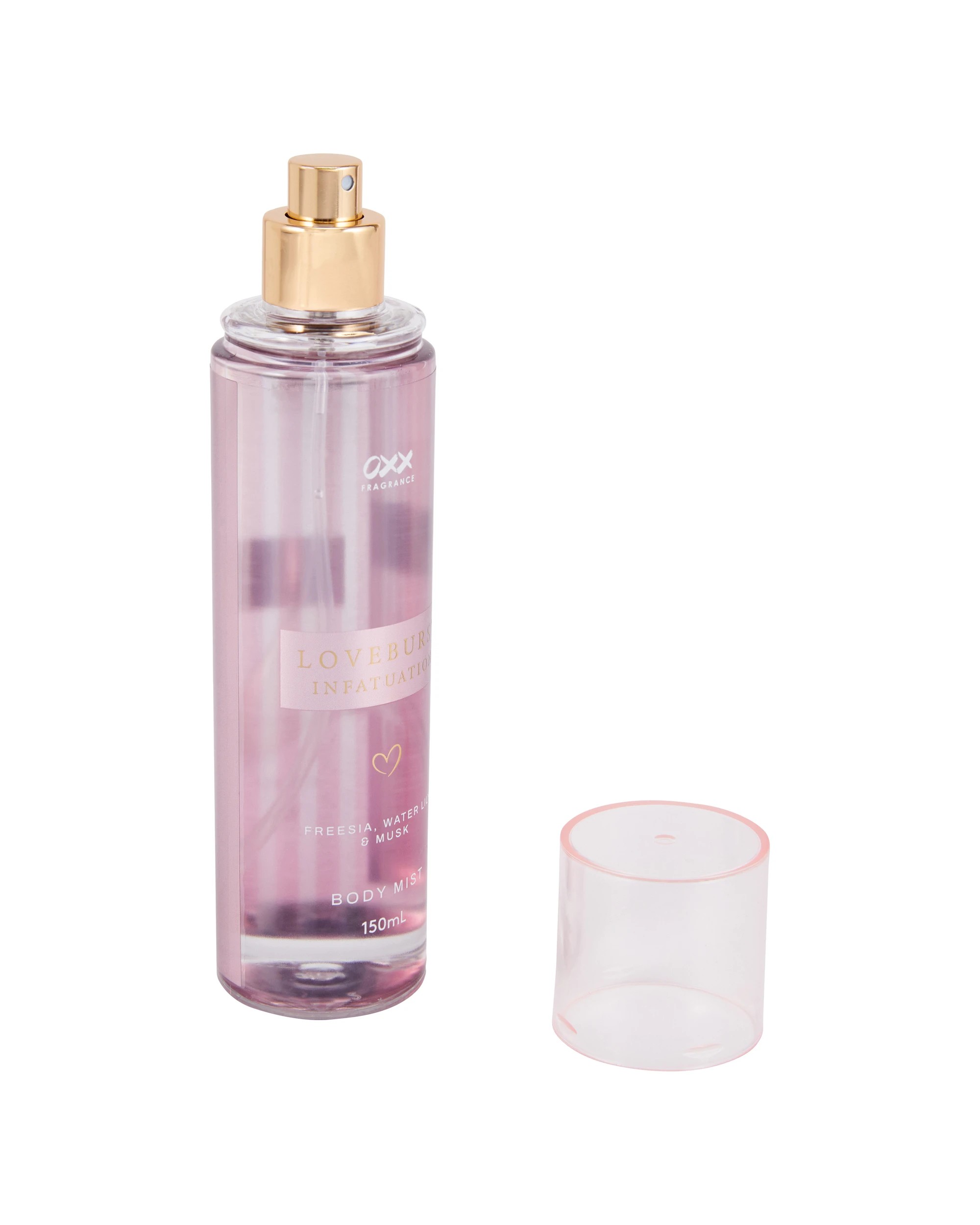 2 OXX Fragrance Loveburst Infatuation Body Mist 150ml - Freesia, Water Lily and Musk, 2 of 4