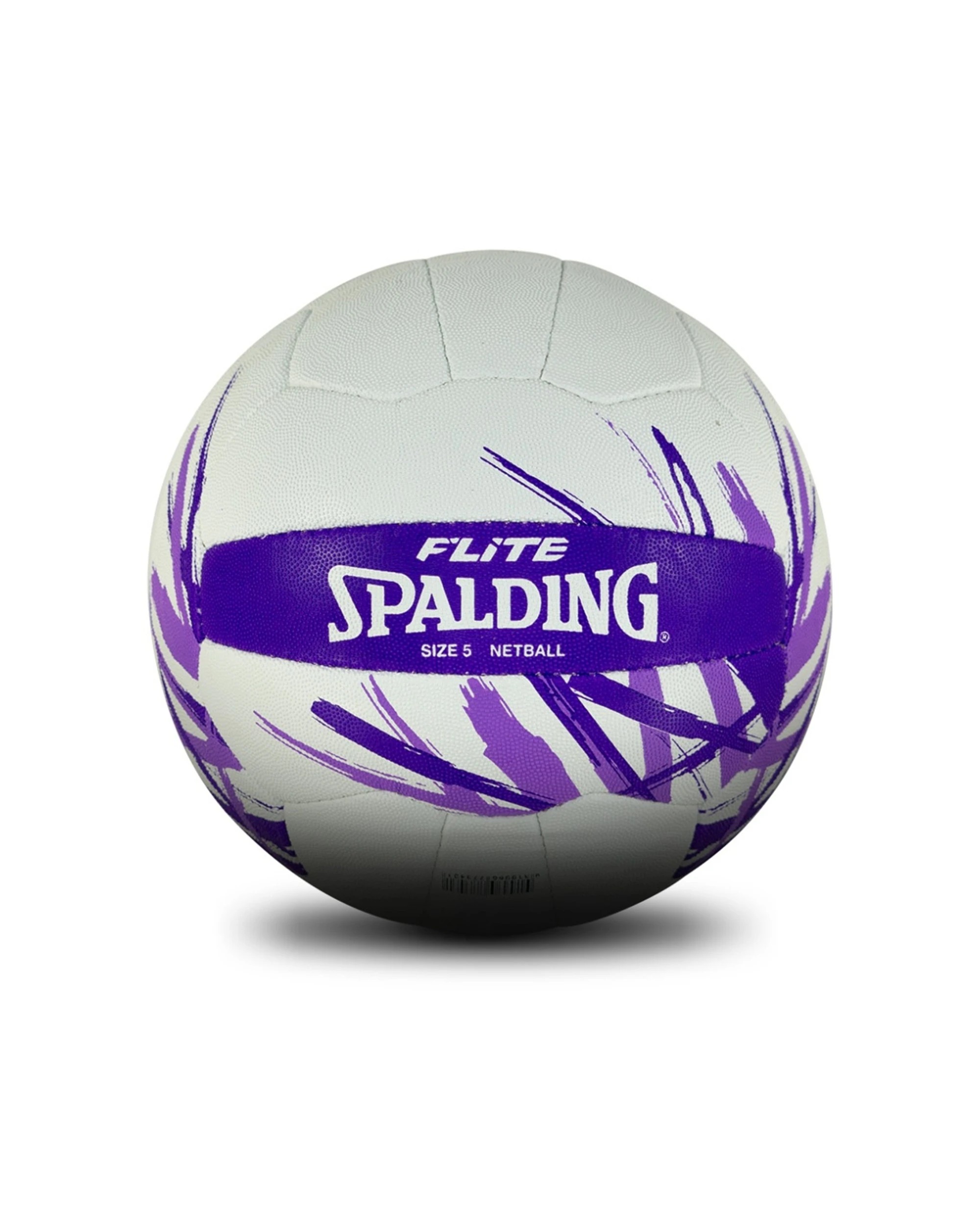 1 Spalding Flite 3ply Rubber Match Quality High Performance Netball Size 5 - Purple, 1 of 2