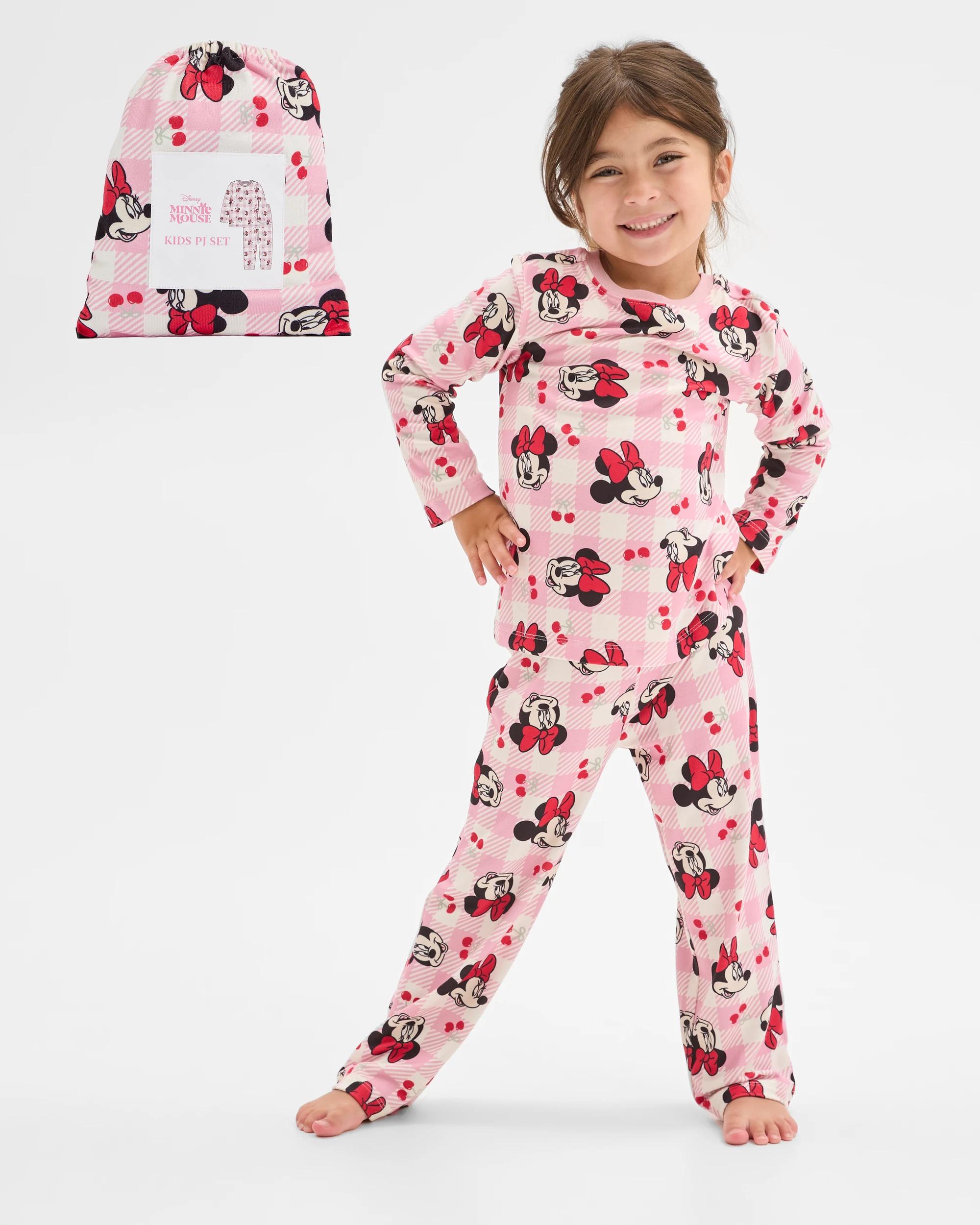 1 Disney Minnie Gift Pack Younger Girls Hacci Knit Pyjama Set MINNIE, 1 of 8