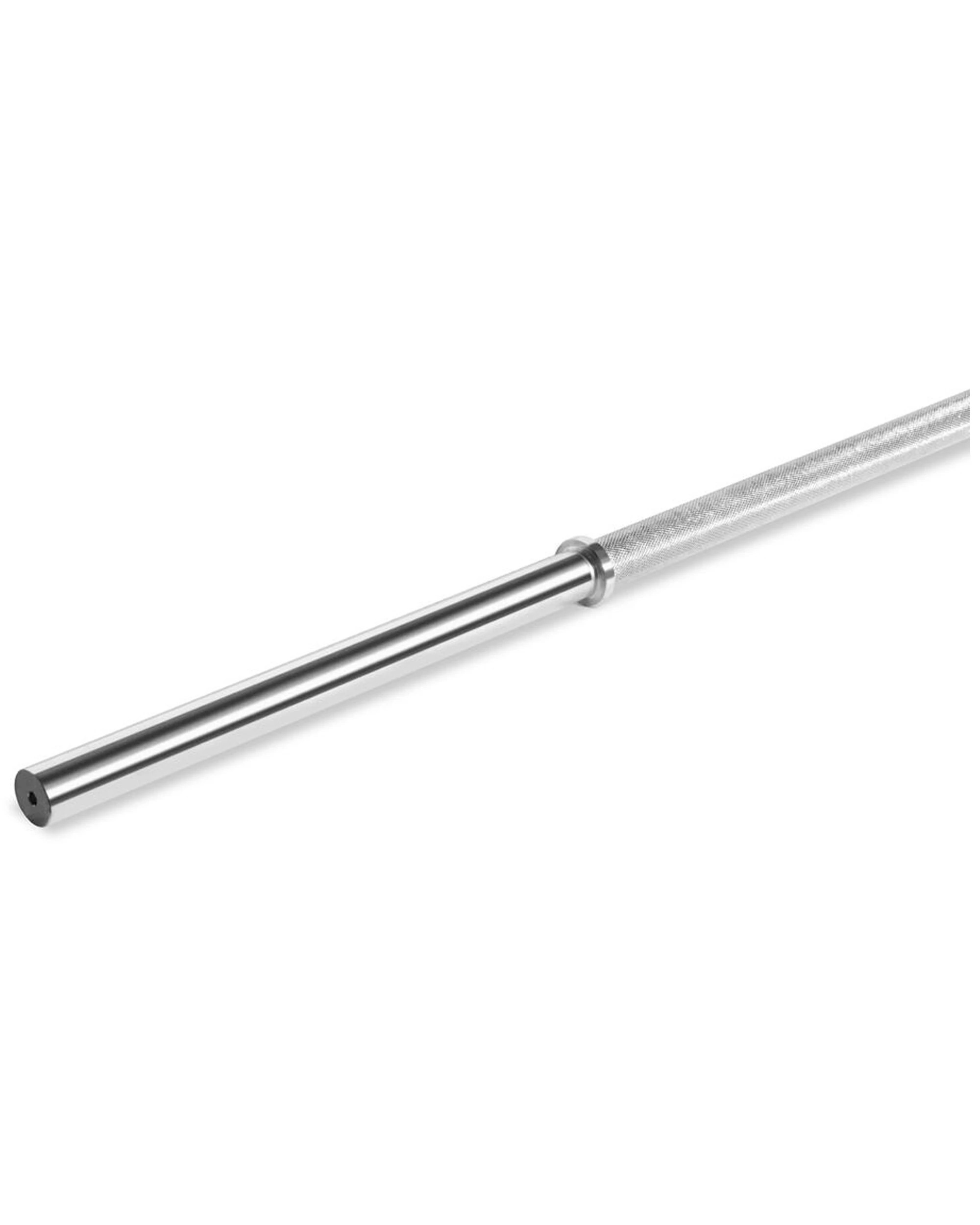 2 BODYWORX Standard Bar And Collar V2 60in Chrome Plated 28mm 100 KG Steel - Silver, 2 of 2