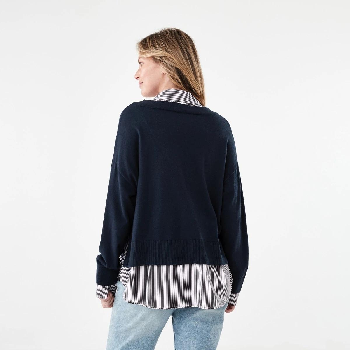 3 Twofer Jumper Navy M Stp, 3 of 7