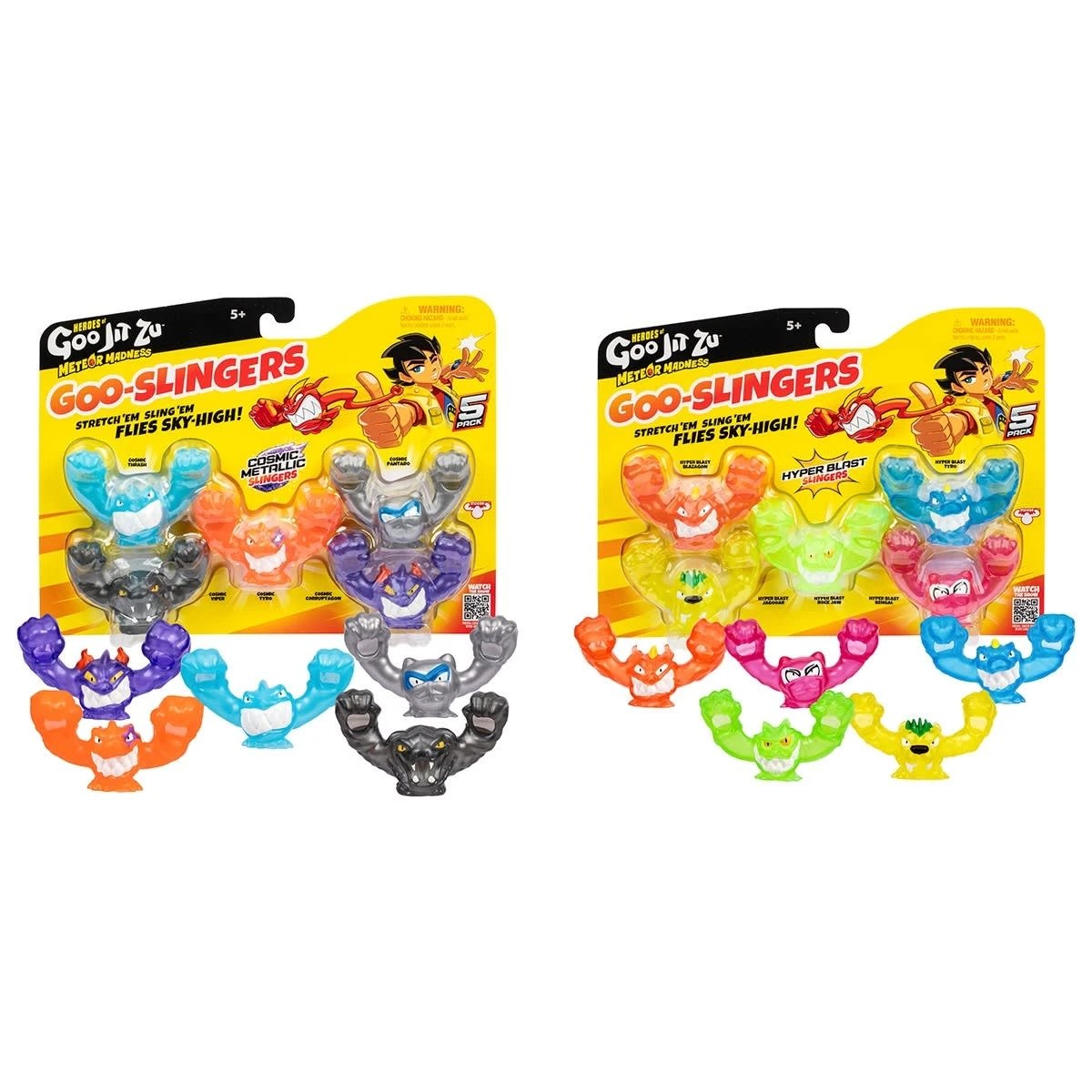 2 5 Pack Heroes of Goo Jit Zu Meteor Madness Goo Slingers - Assorted, 2 of 6
