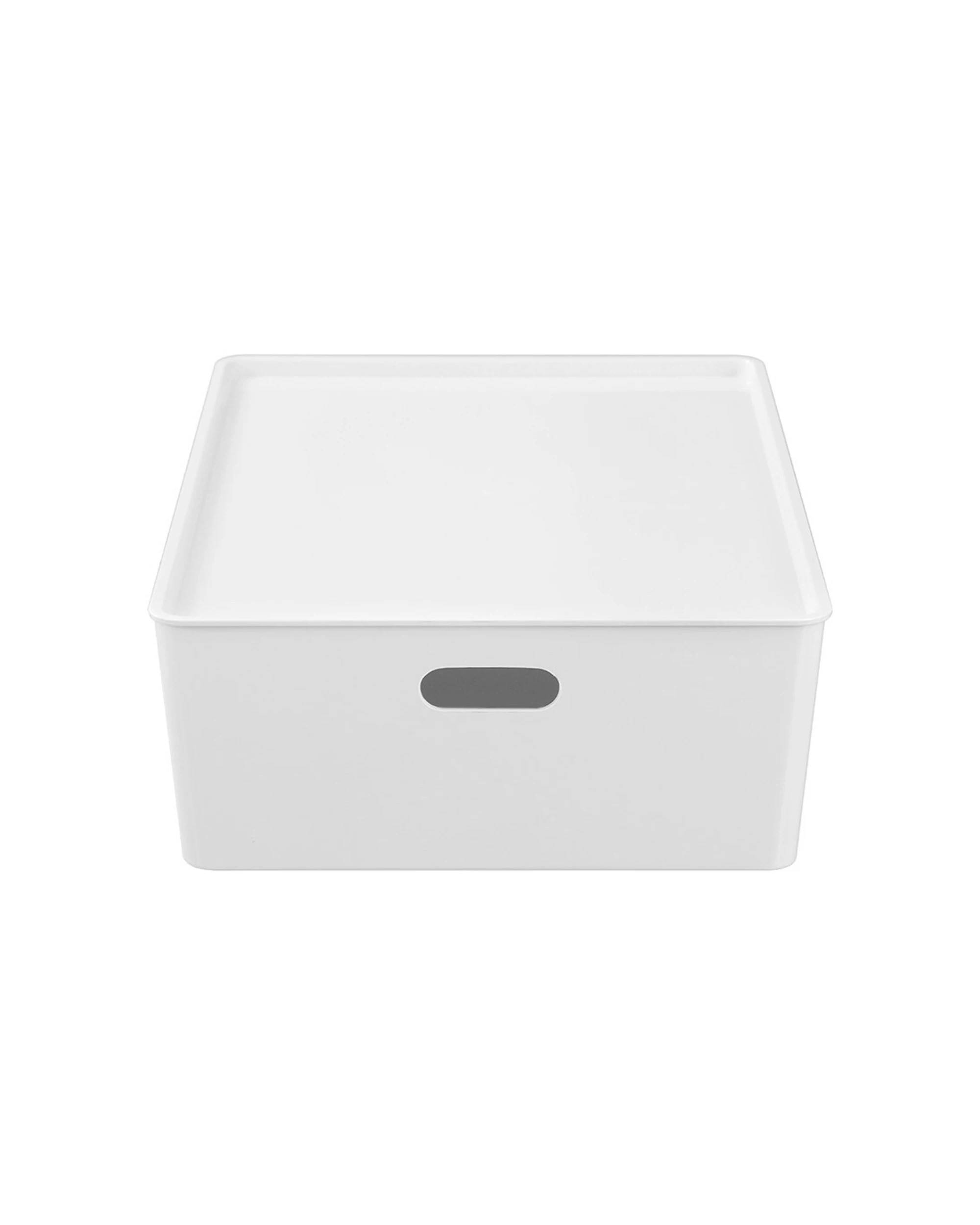 2 Boxsweden Smooth Tidy Box 24l 54cm Storage Organiser W Lid - Assorted, 2 of 5