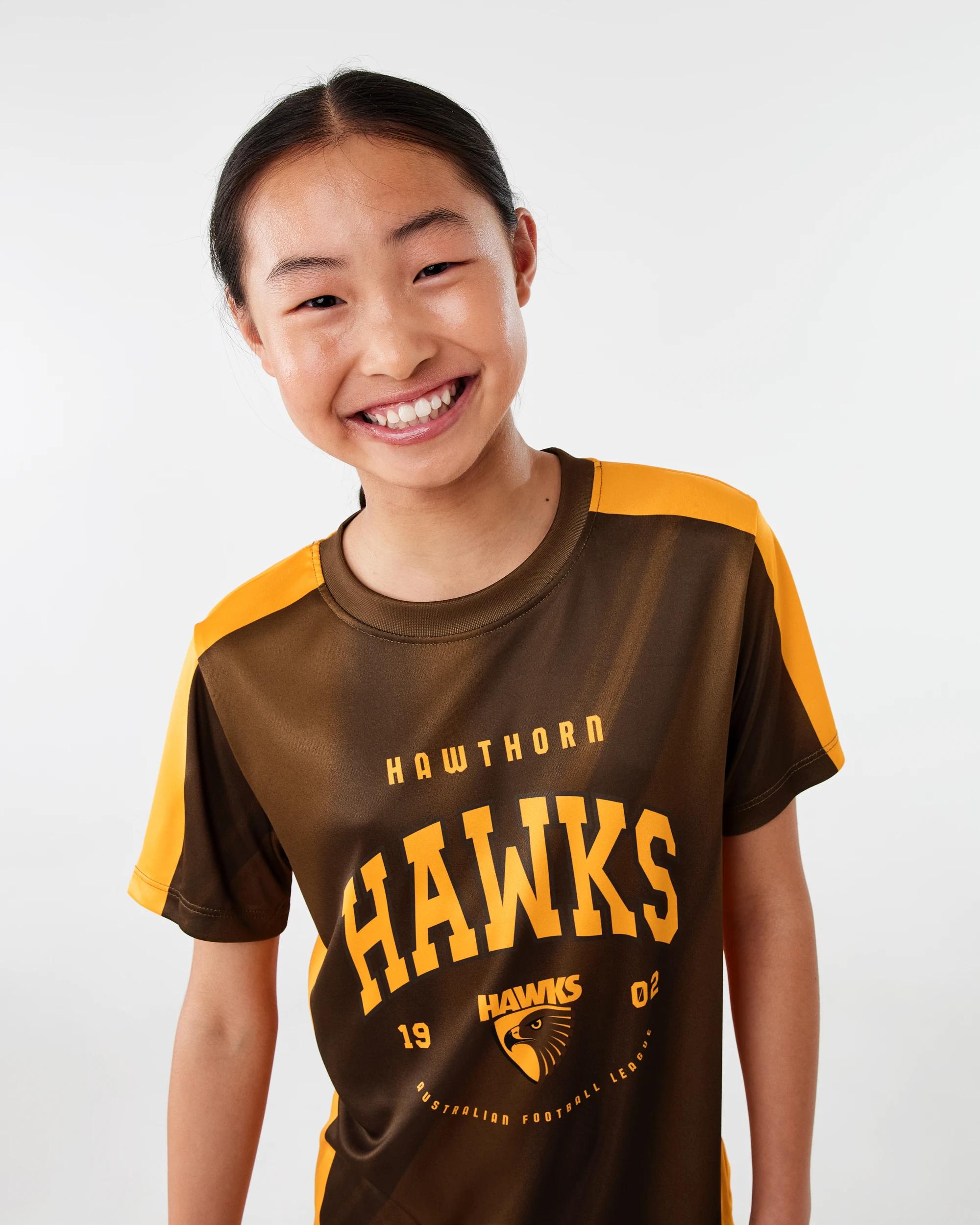 4 Official AFL Youth Training T-shirt Hawthorn, 4 of 8