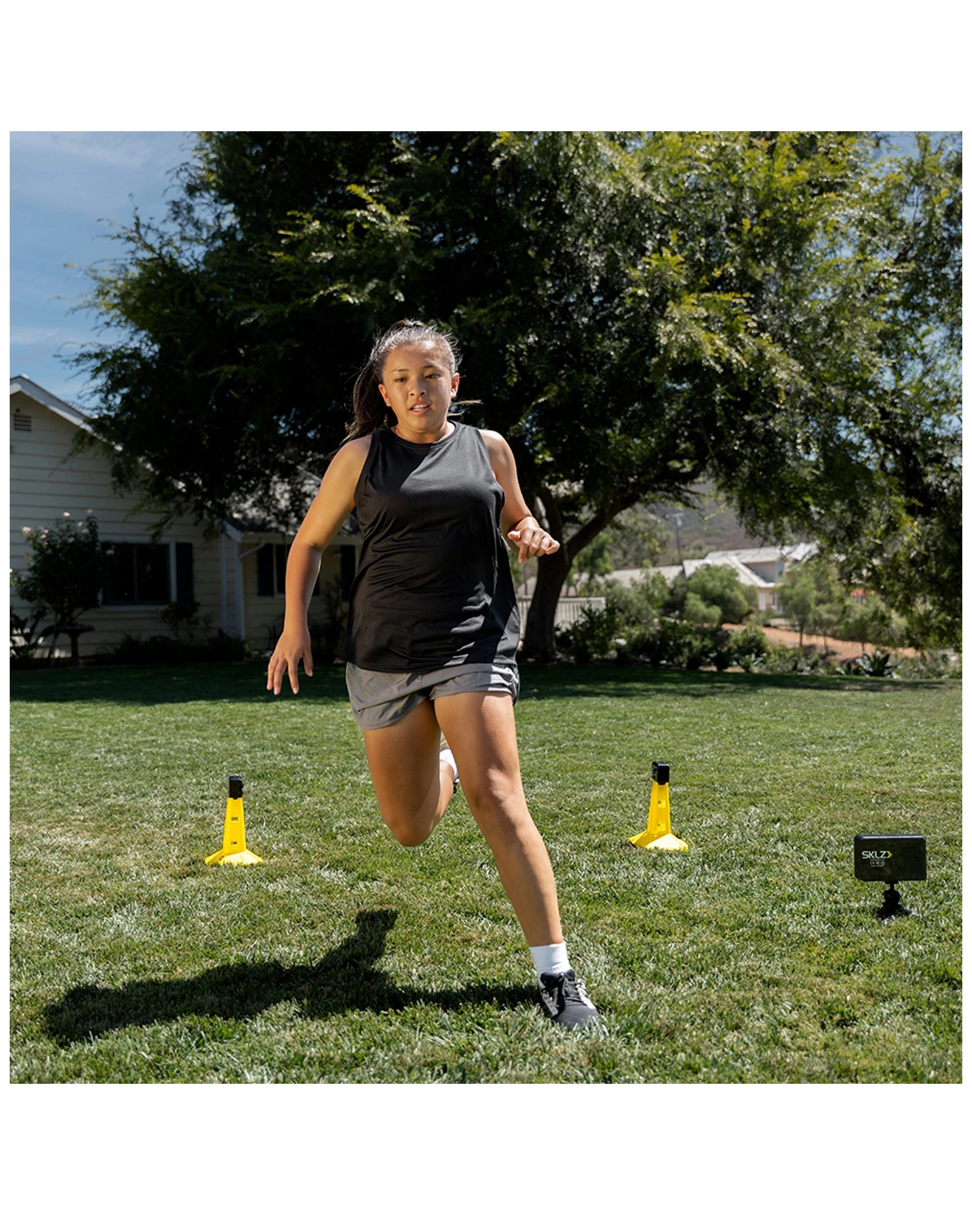 7 SKLZ 50 Yard Run Speed Gate Outdoor Training Timer With 4 Sensors And Cones, 7 of 9