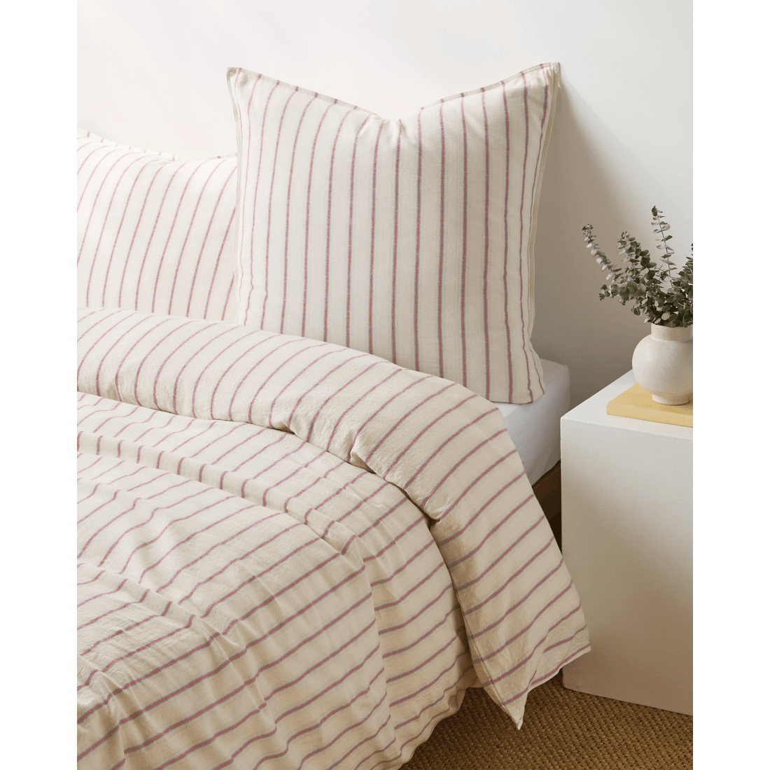 1 Target Nautical Stripe Linen/cotton European Pillowcase
 - Queen Bed
 - White, 1 of 2