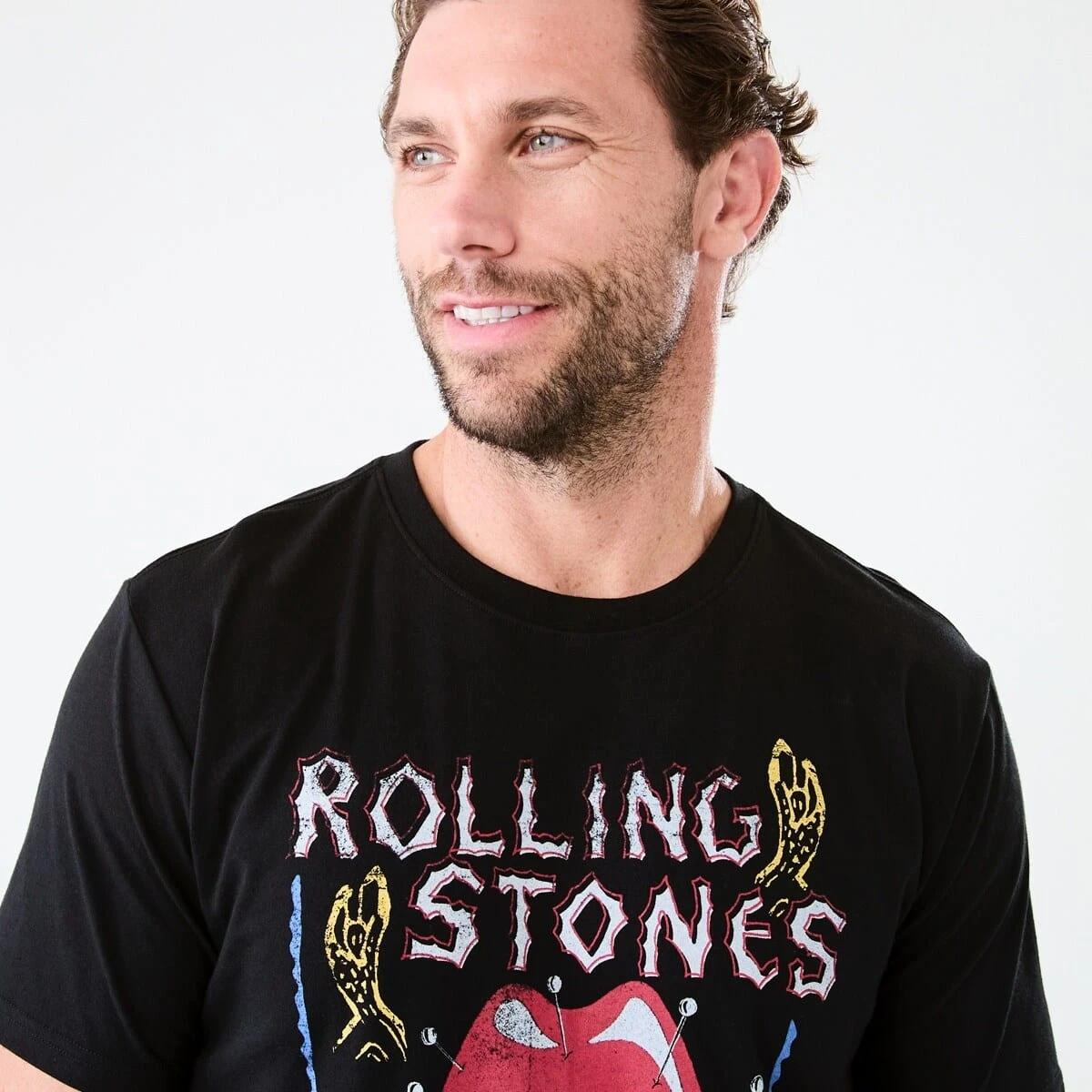 4 Rolling Stones License T-shirt Black, 4 of 6