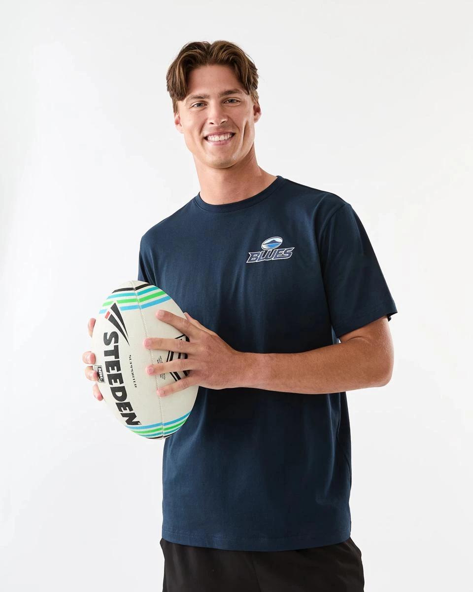 8 Official Super Rugby Adult Jersey T-shirt Blues, 8 of 8