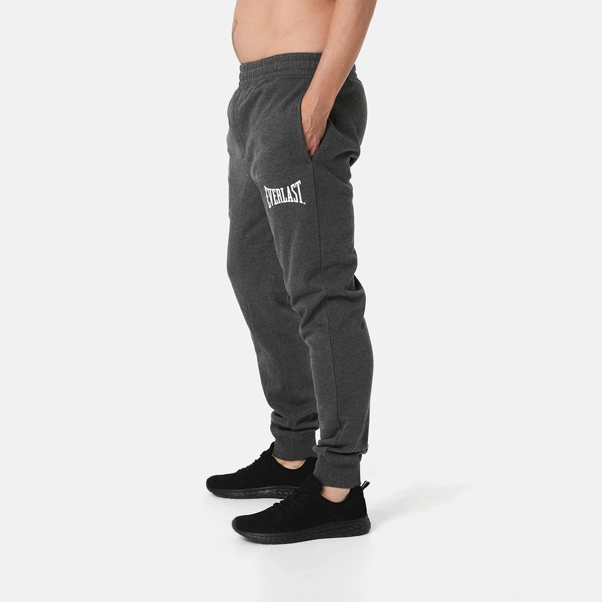 1 Everlast Mens Slim Trackpants Charcoal, 1 of 5