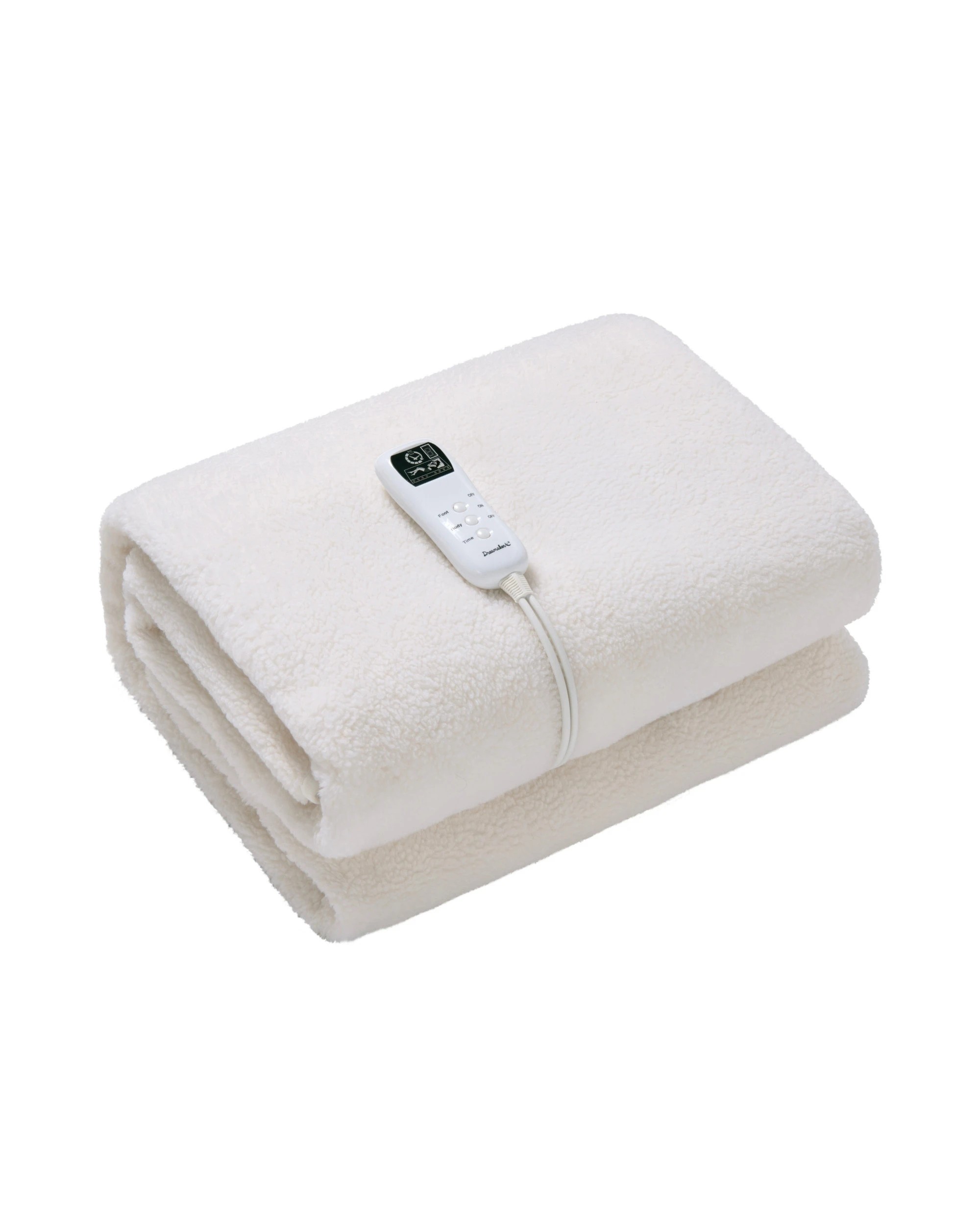 2 Dreamaker Fleece Top Multizone Electric Blanket - King Single Bed - White, 2 of 8